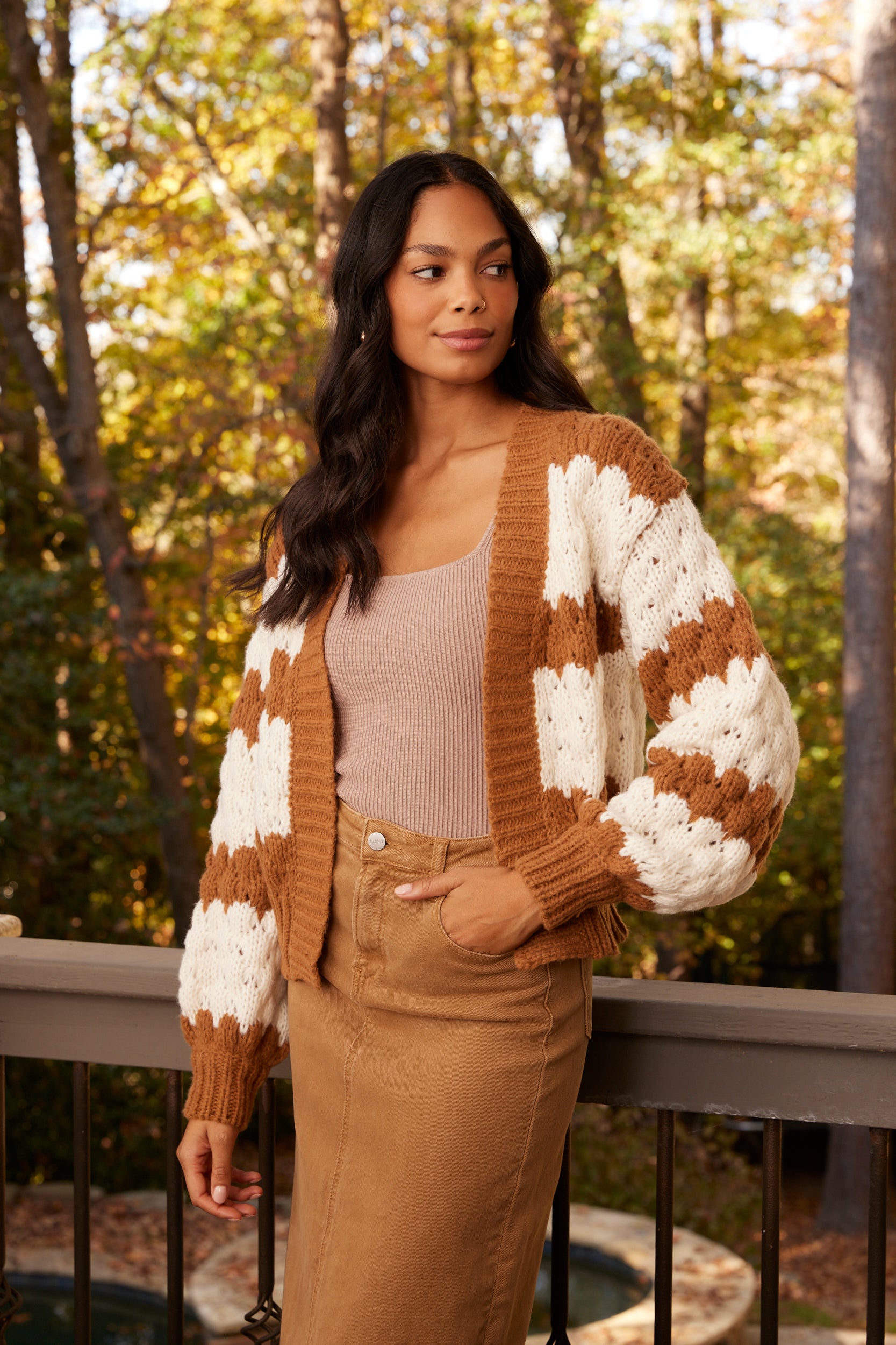 Kimball Striped Cardigan - fab'rik