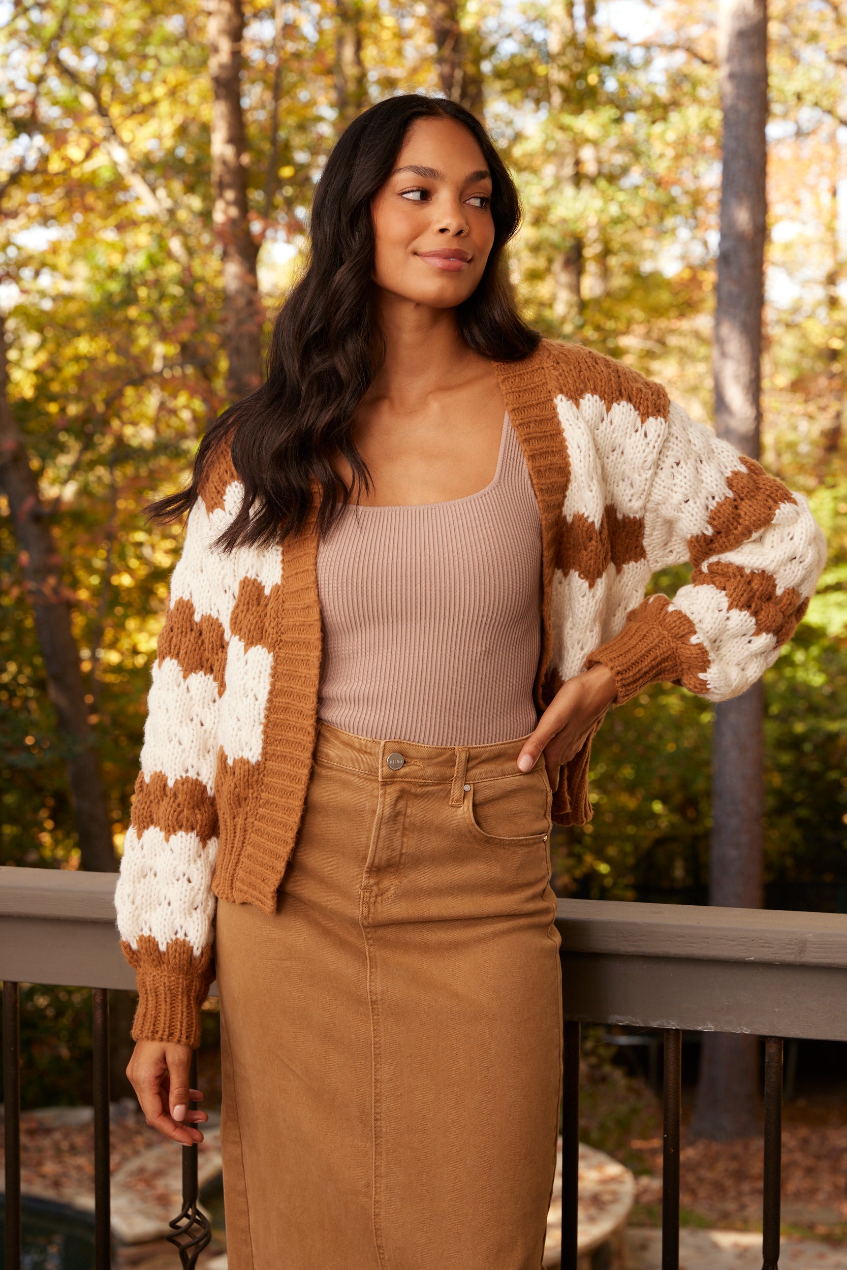 Kimball Striped Cardigan - fab'rik