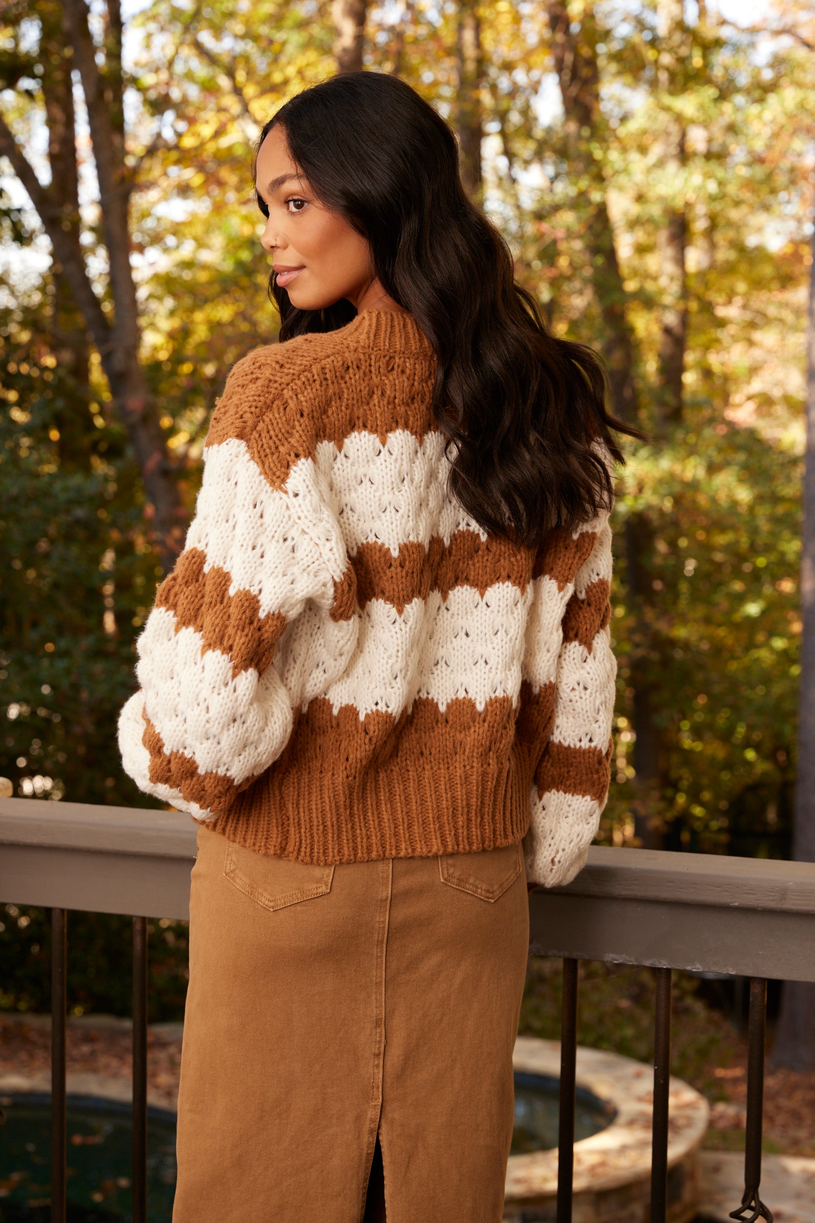 Kimball Striped Cardigan - fab'rik