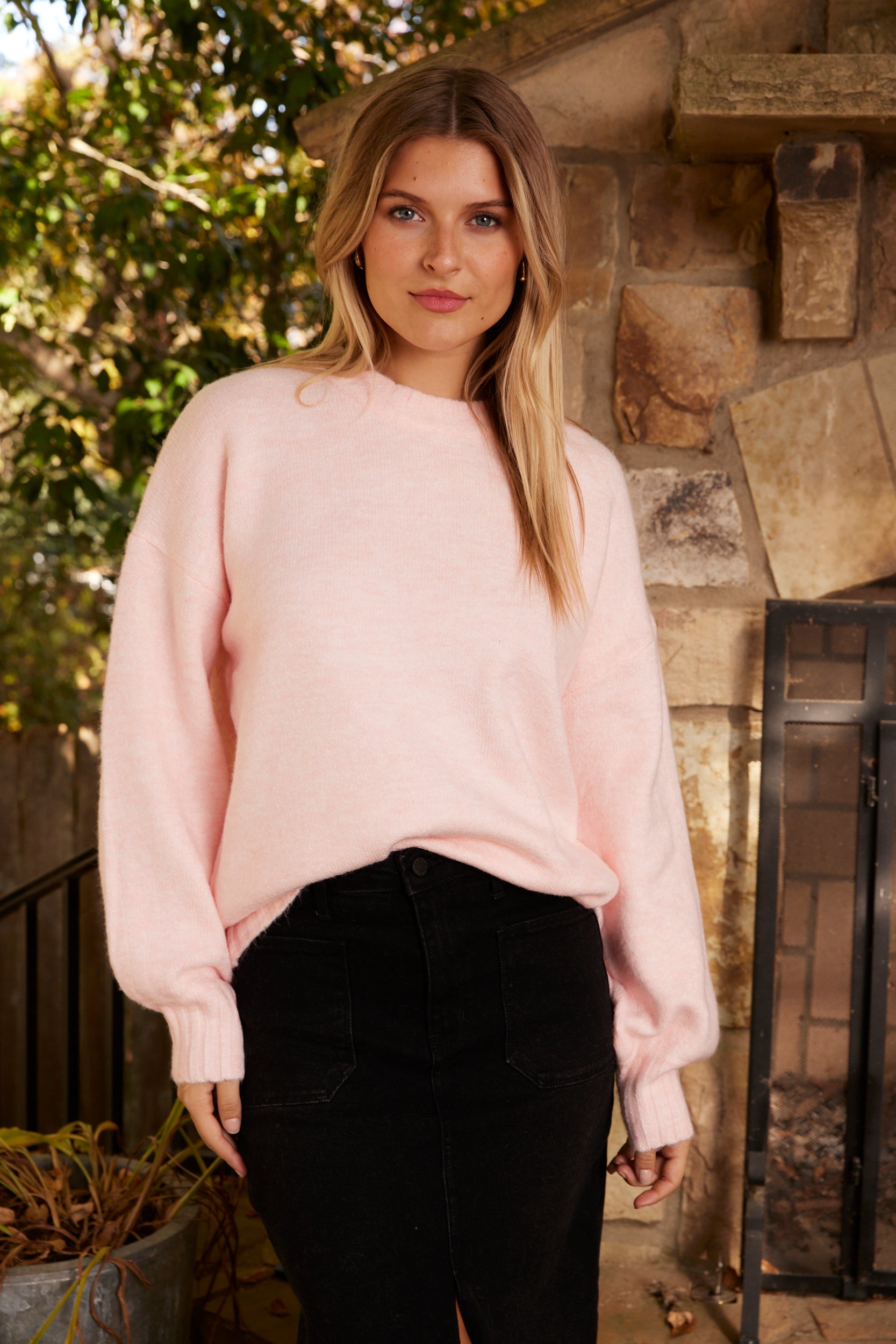 Irene Oversized Crewneck Sweater - fab'rik