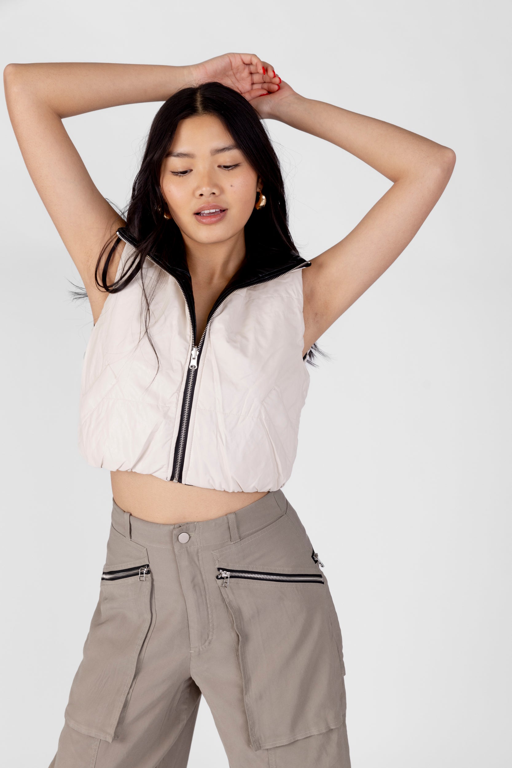 Jones Reversible Faux Leather Vest - fab'rik