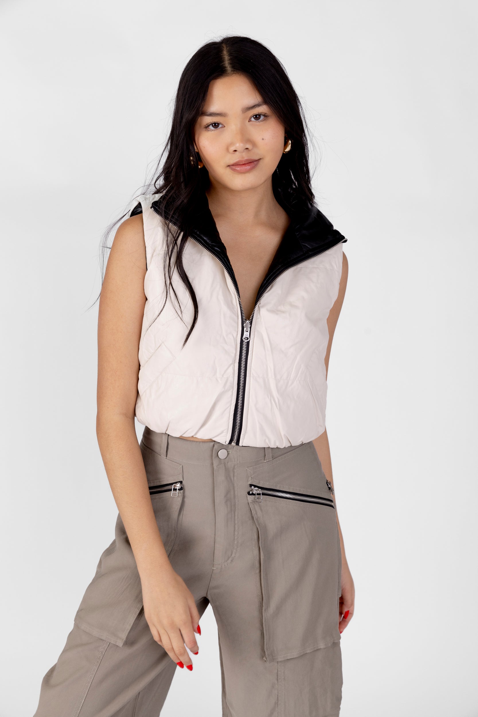 Jones Reversible Faux Leather Vest - fab'rik