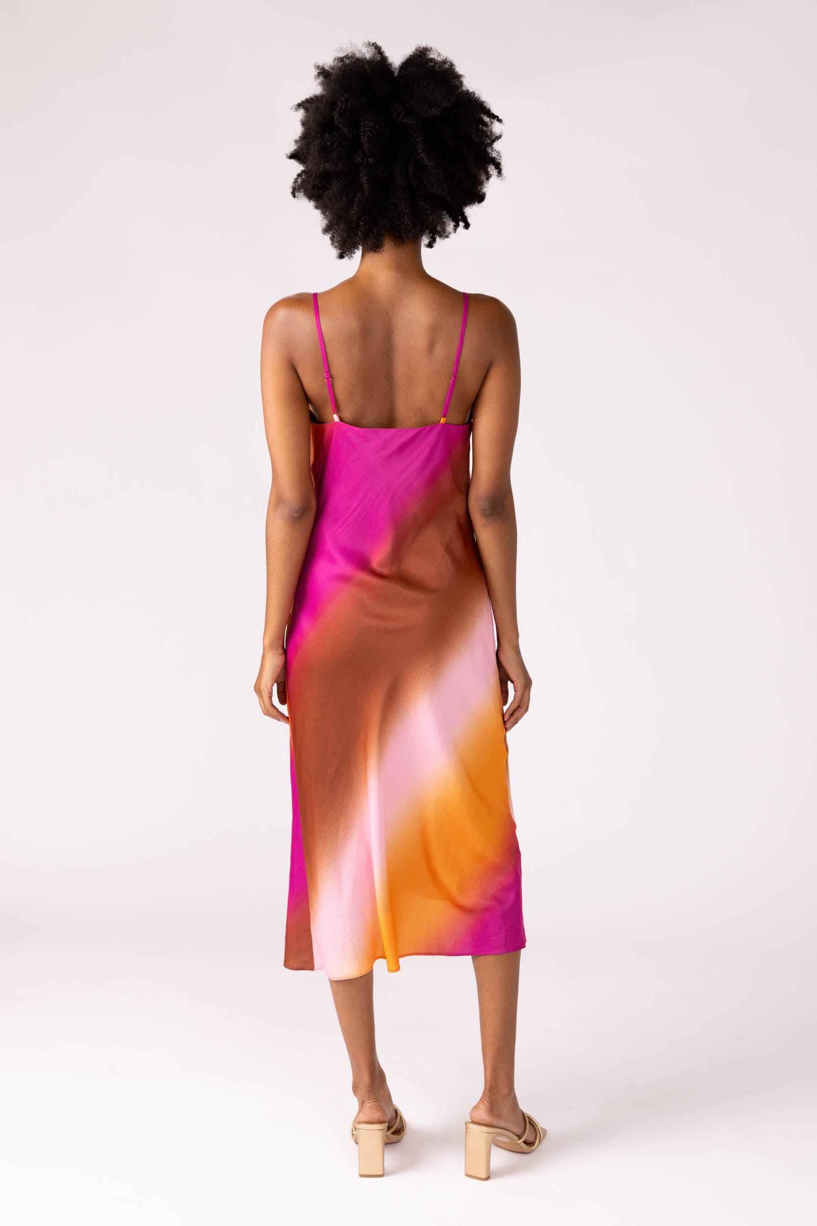 Quinn Midi Slip Dress - fab'rik