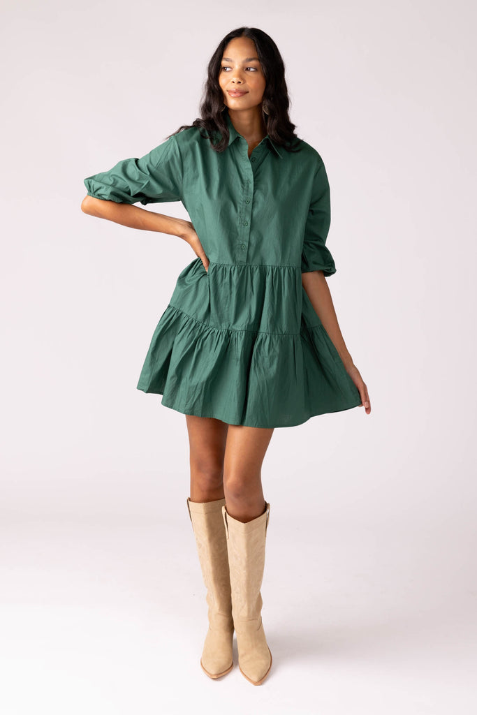 Nola Shirt Mini Dress - fab'rik