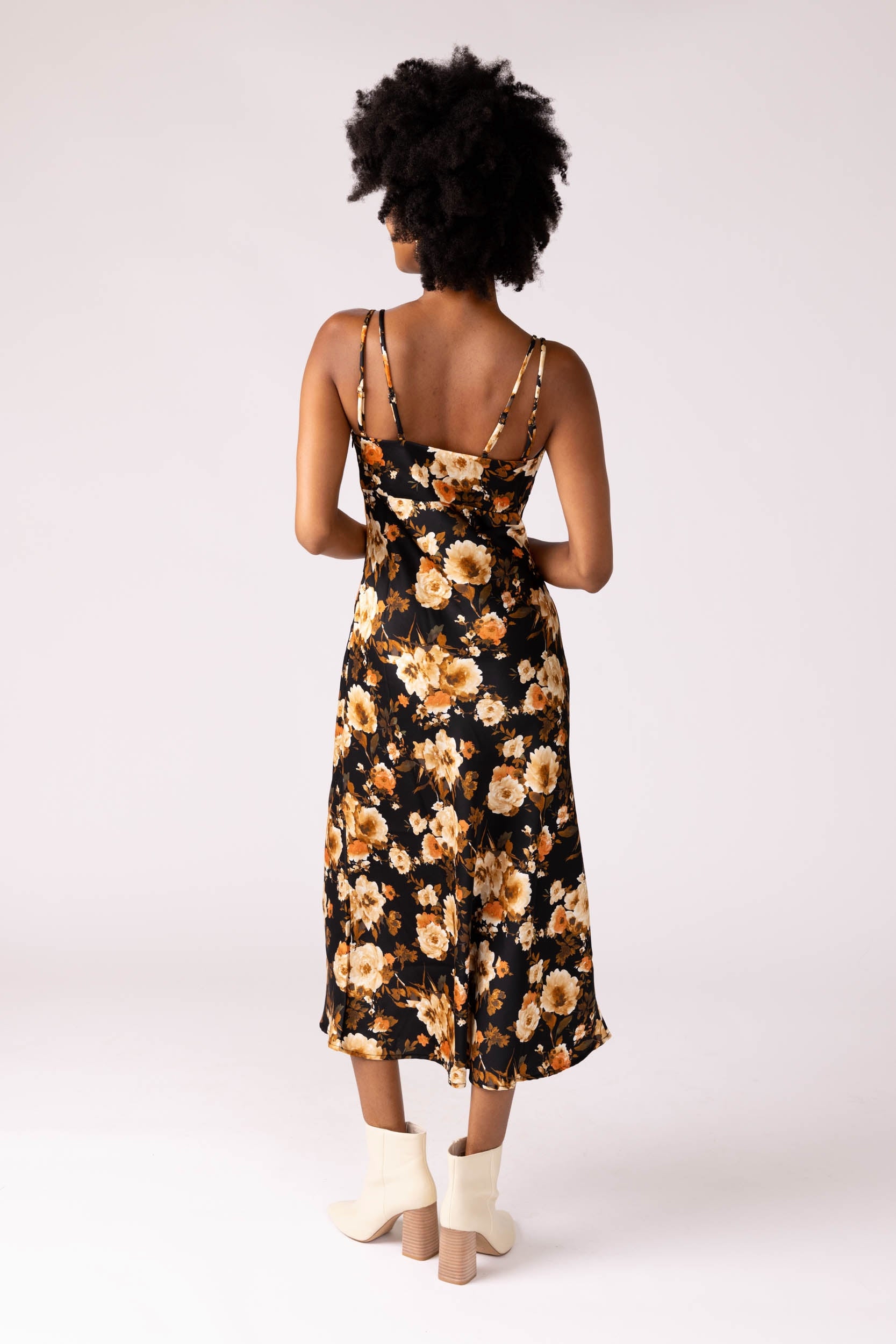 Tasha Slip Midi Dress - fab'rik