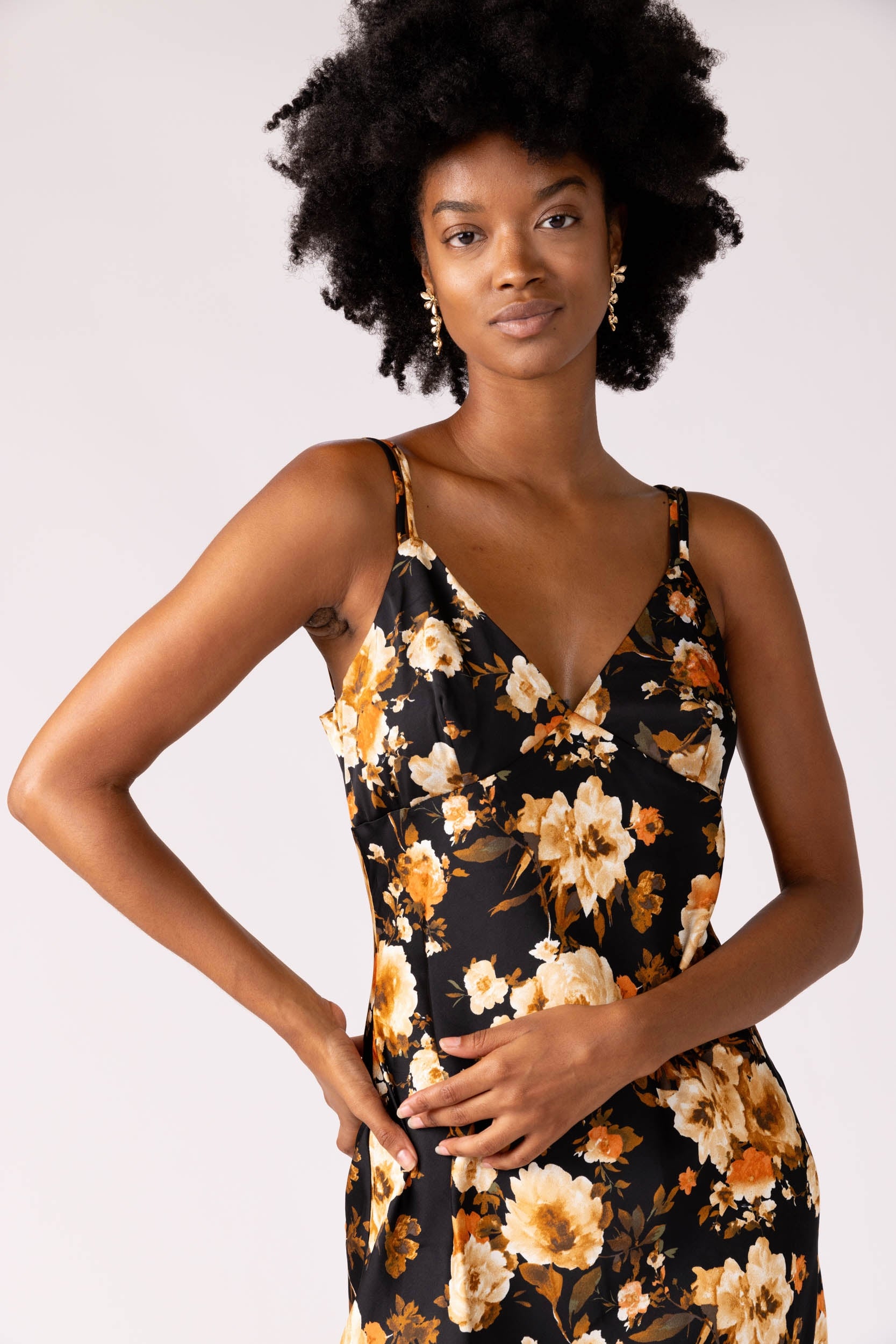 Tasha Slip Midi Dress - fab'rik