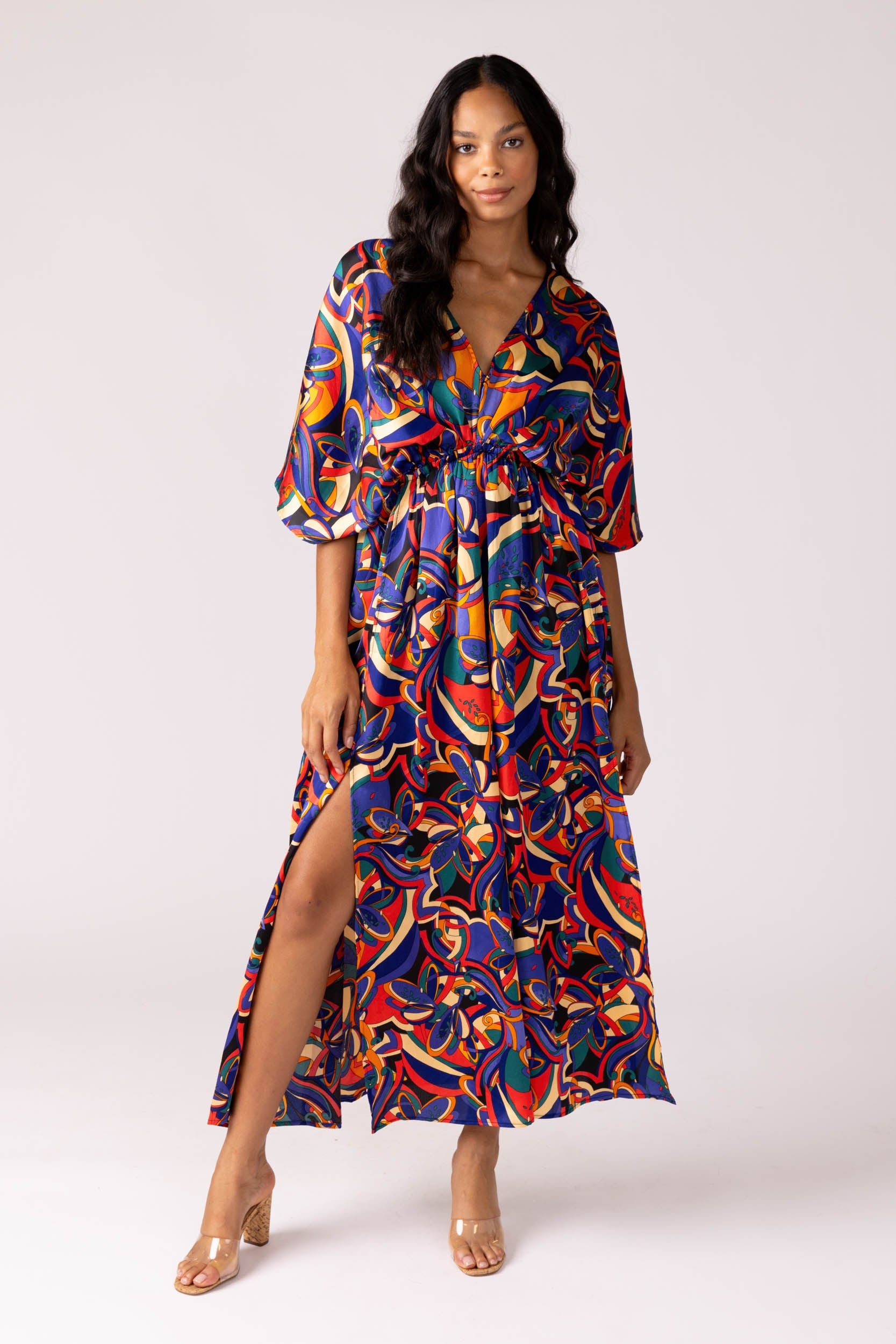 Lottie Maxi Kaftan Dress - fab'rik