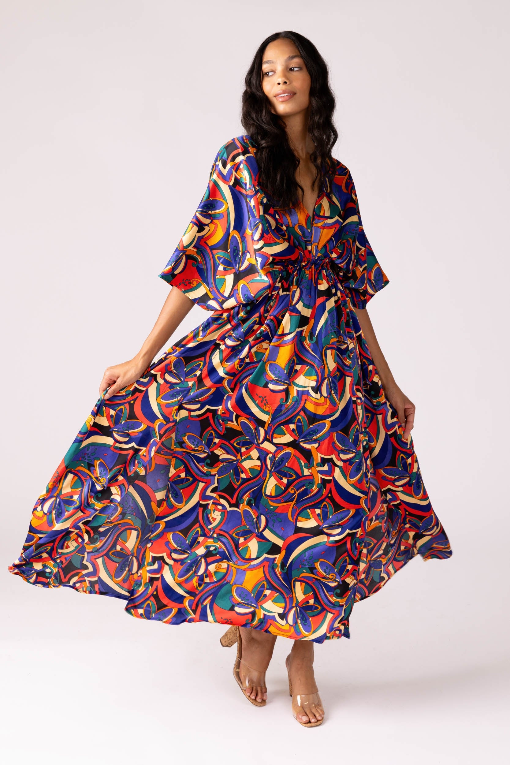 Lottie Maxi Kaftan Dress - fab'rik