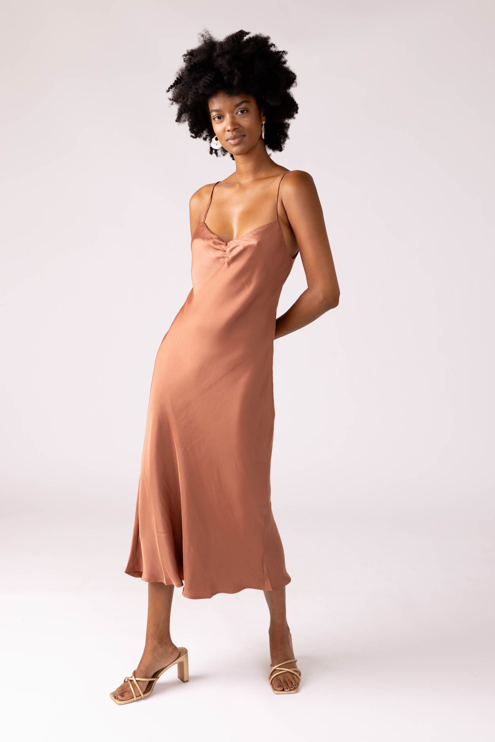 Z Supply Lark Lux Sheen Slip Dress - fab'rik