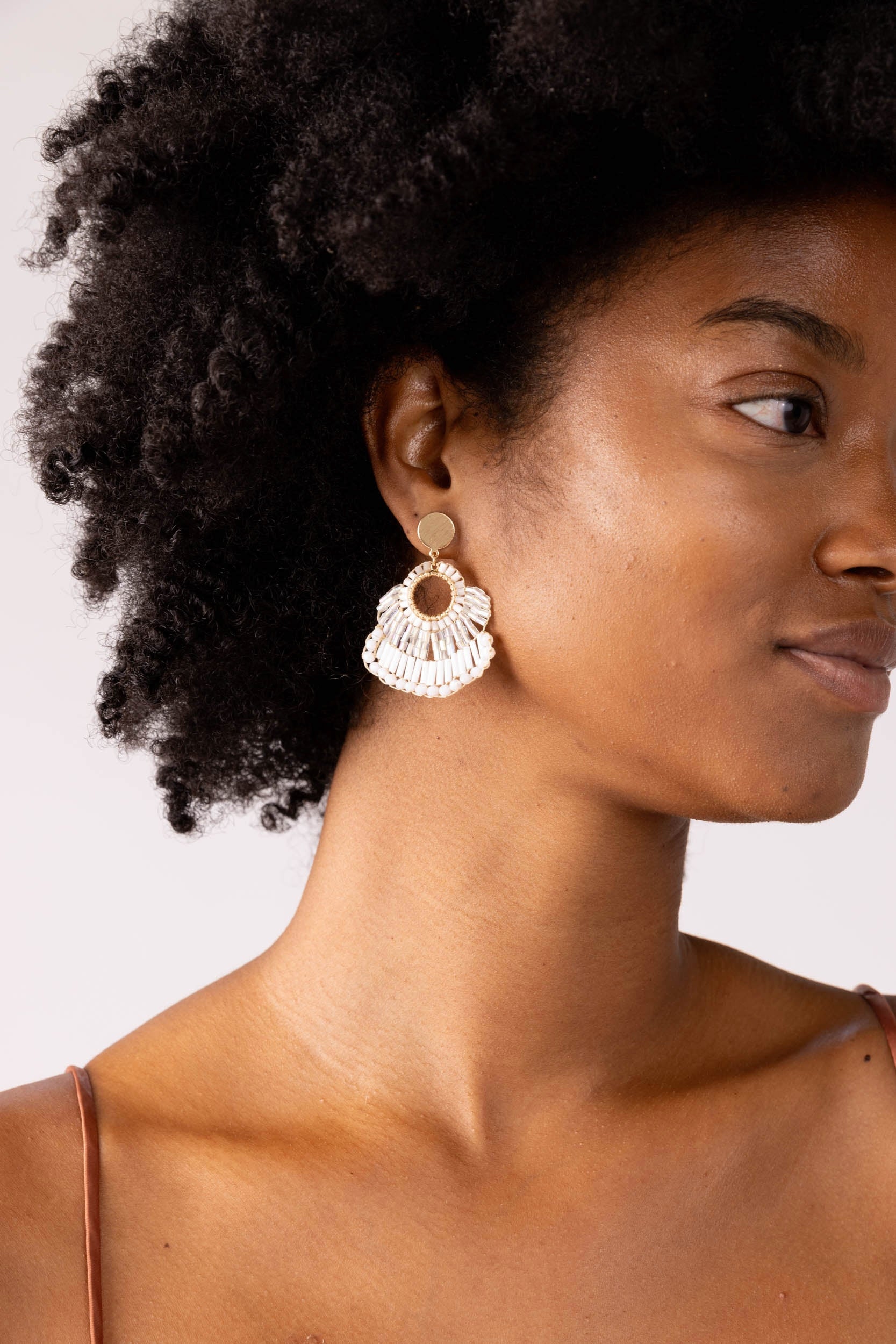 Lyla Beaded Dangle Earrings - fab'rik
