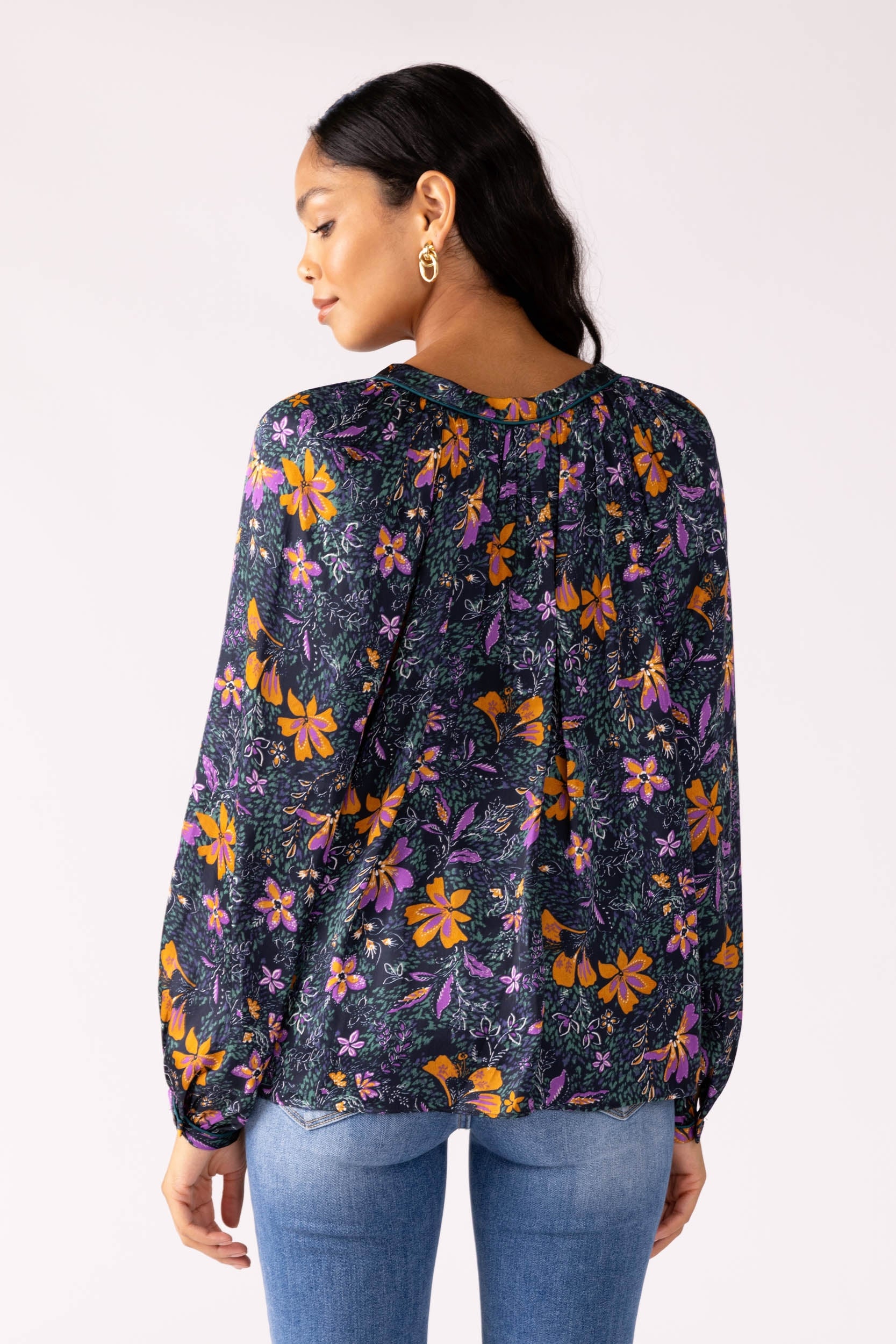 Joy Tie Front Blouse - fab'rik