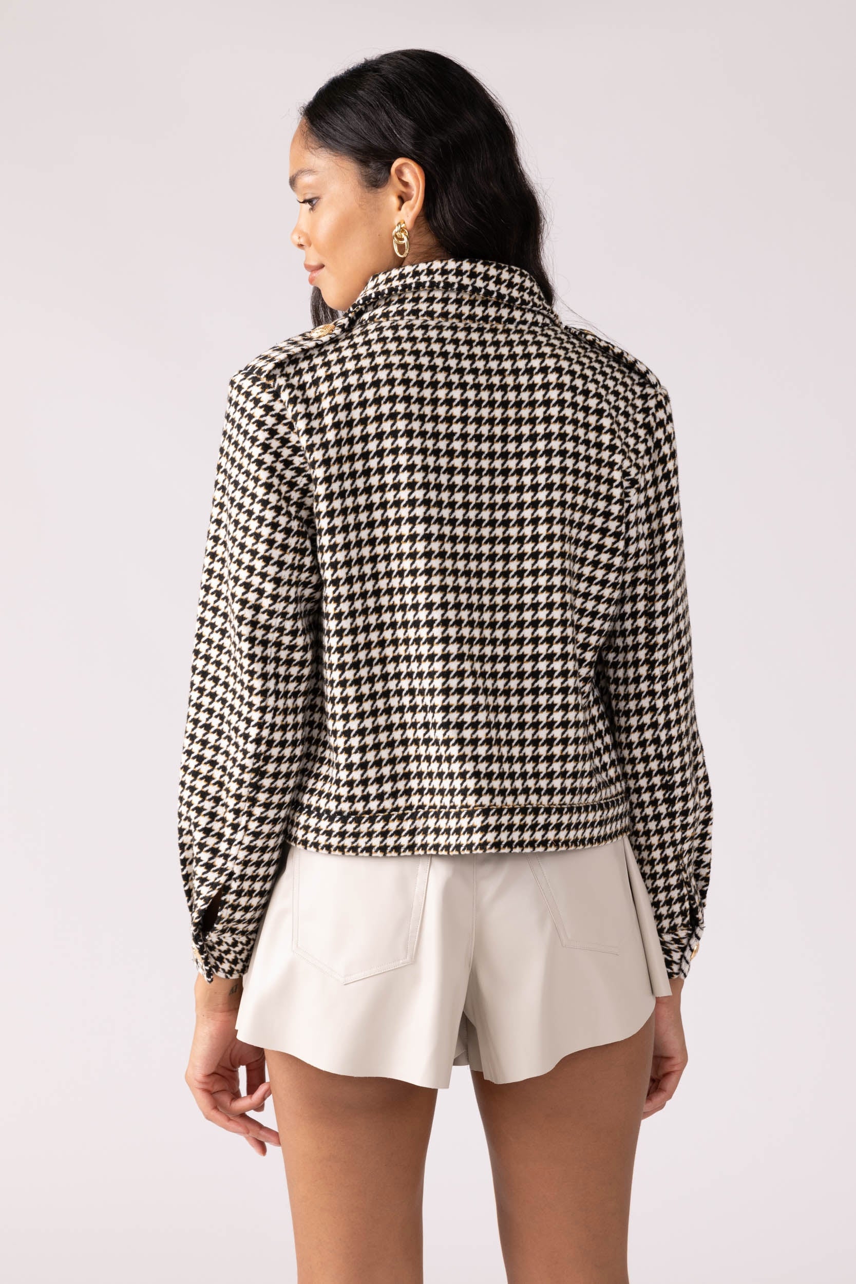 Piper Houndstooth Jacket - fab'rik