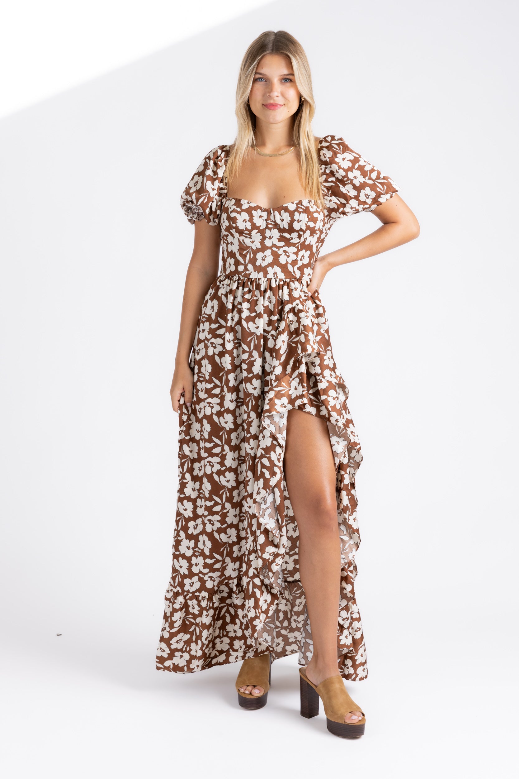 Colette Floral Midi Dress - fab'rik