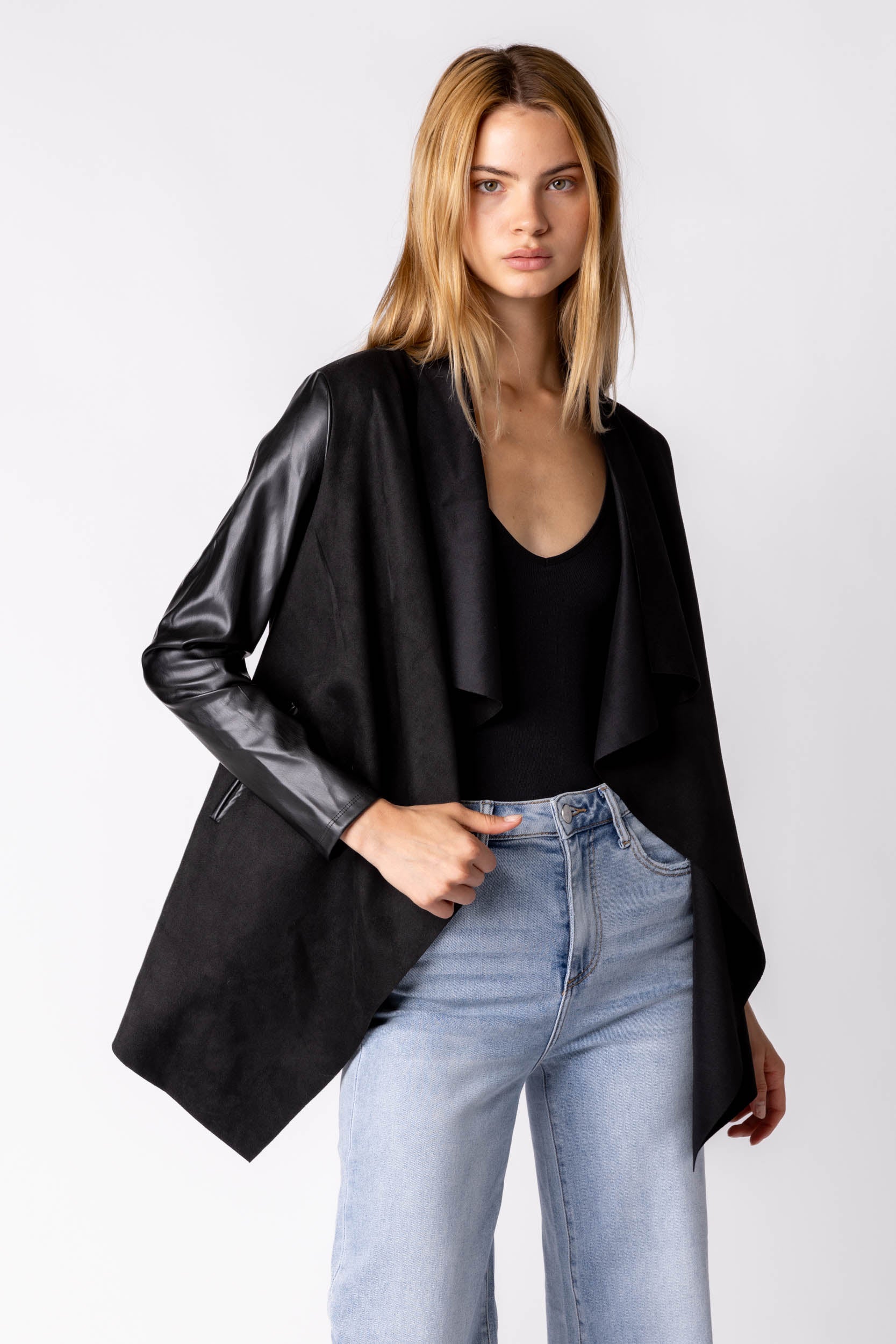 Maddy Open Front Jacket - fab'rik