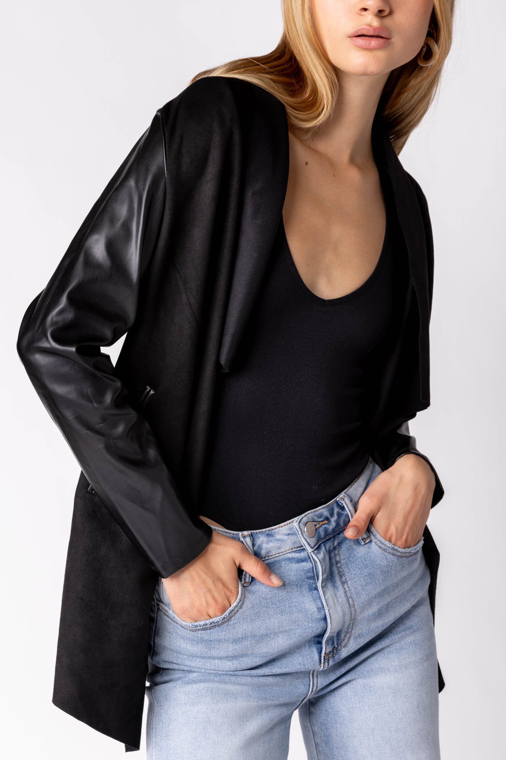 Maddy Open Front Jacket - fab'rik