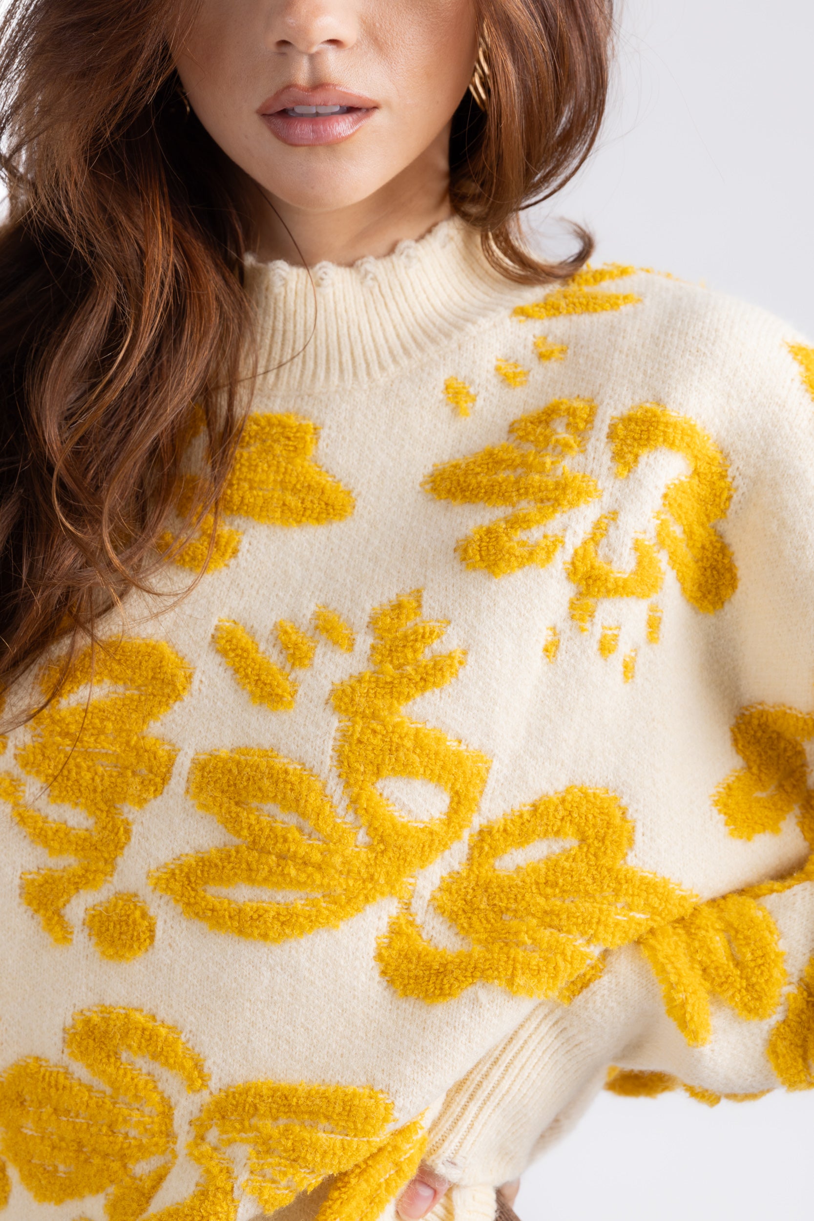 Sunni Floral Sweater - fab'rik