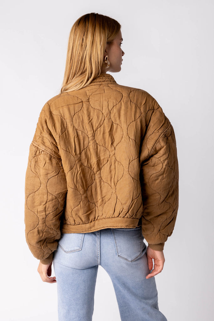 Blank NYC Chai Tea Quilted Jacket - fab'rik