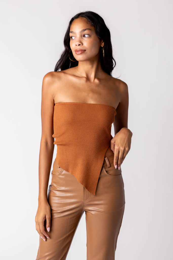 Mia Asymmetrical Tube Top - fab'rik