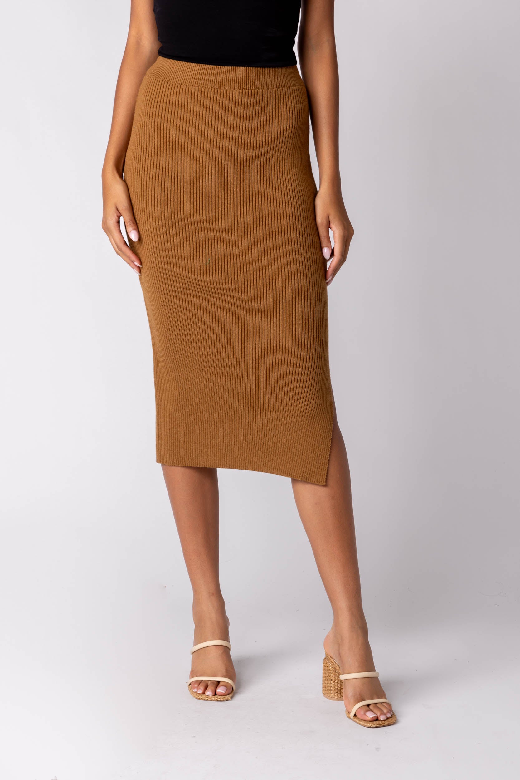 Loren Knit Midi Skirt - fab'rik