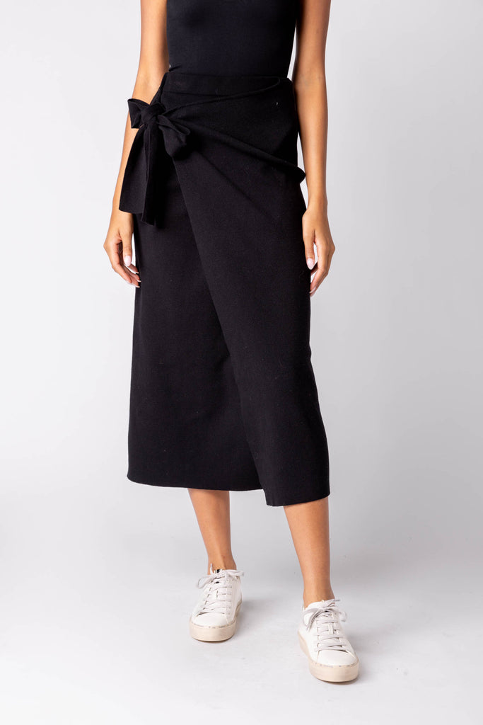 Isabel Knit Wrap Skirt - fab'rik
