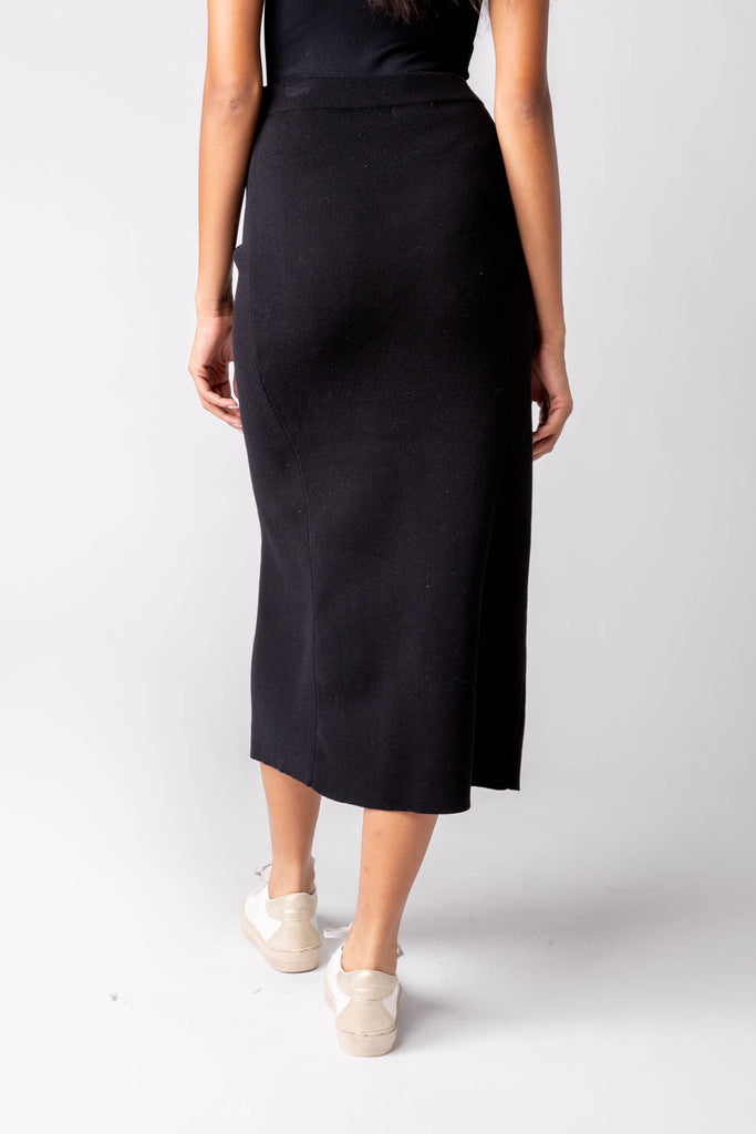 Isabel Knit Wrap Skirt - fab'rik