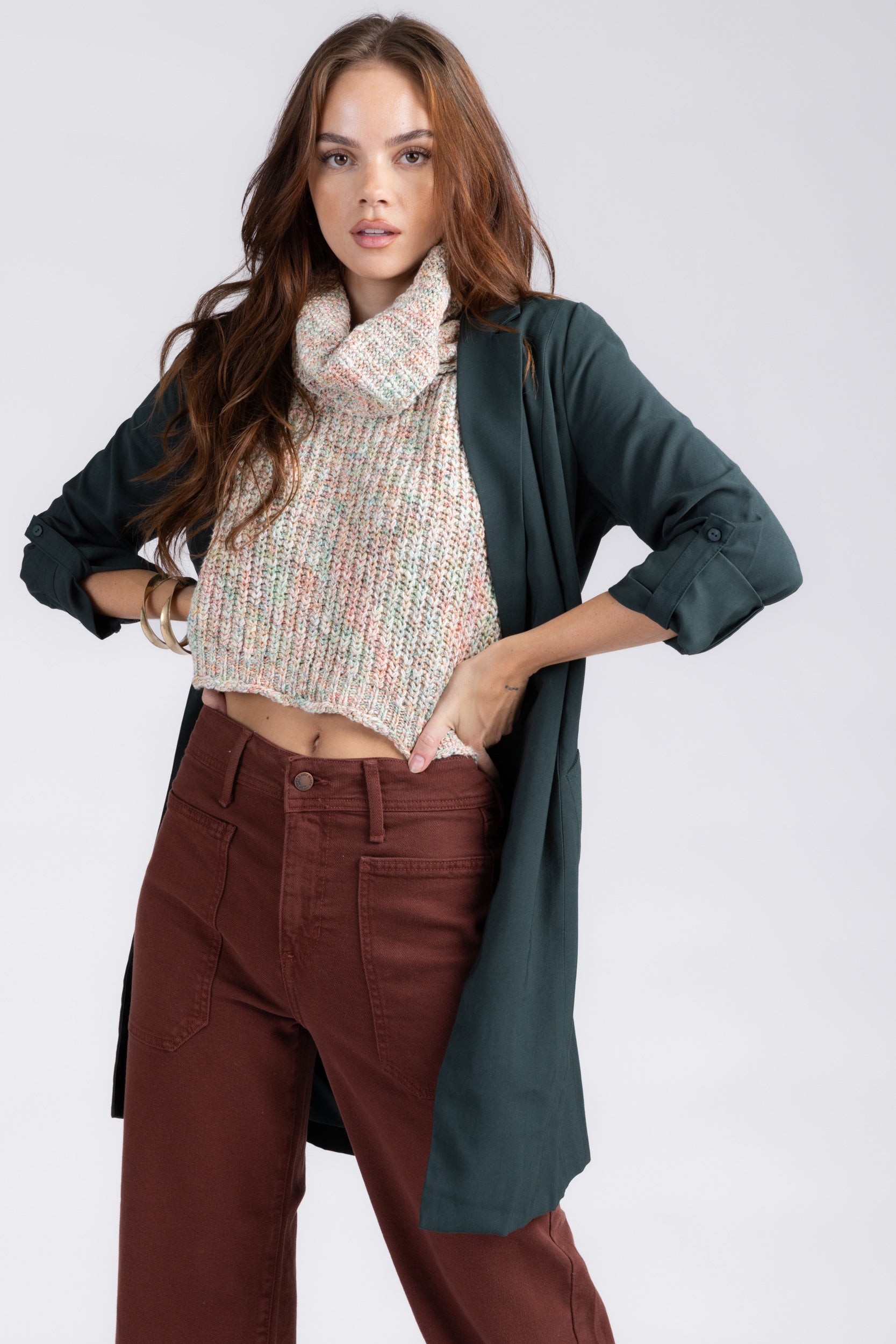 Levi Sleeveless Turtleneck Sweater - fab'rik