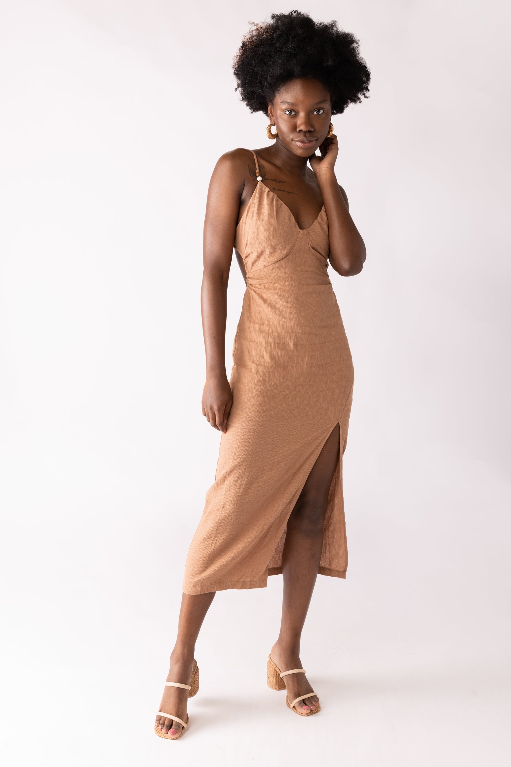 Molly Thin Strap Cut Out Dress - fab'rik