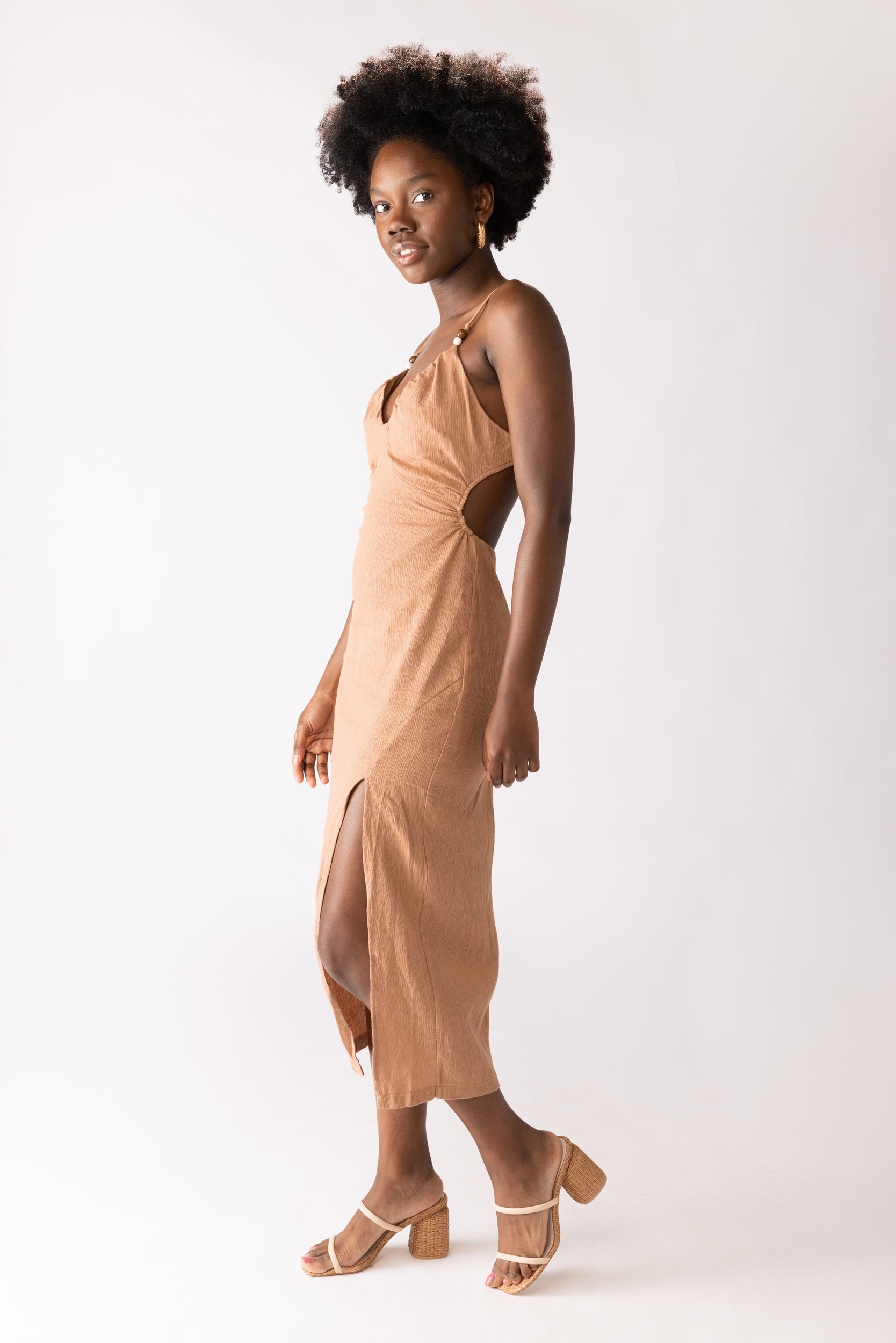 Molly Thin Strap Cut Out Dress - fab'rik