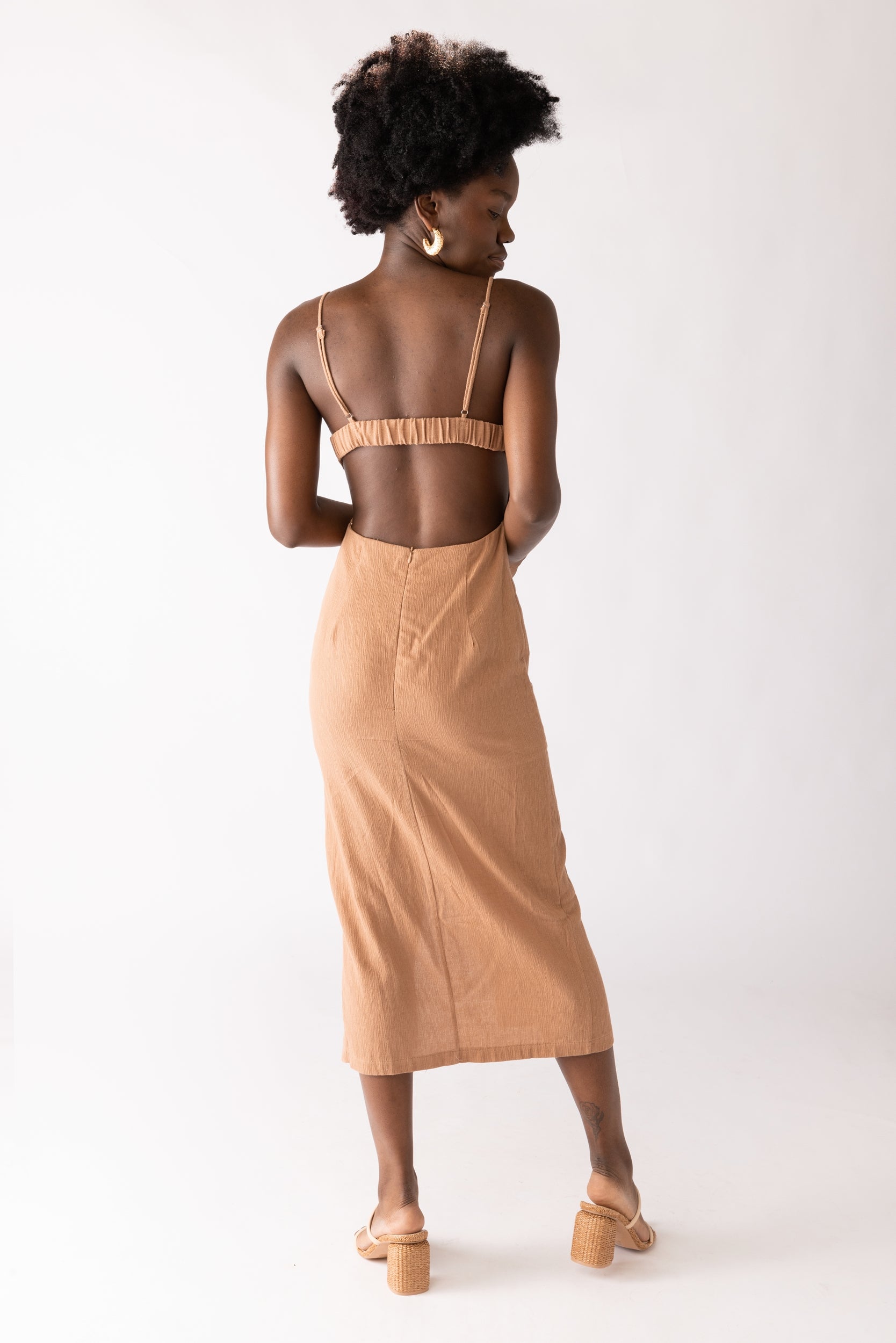Molly Thin Strap Cut Out Dress - fab'rik