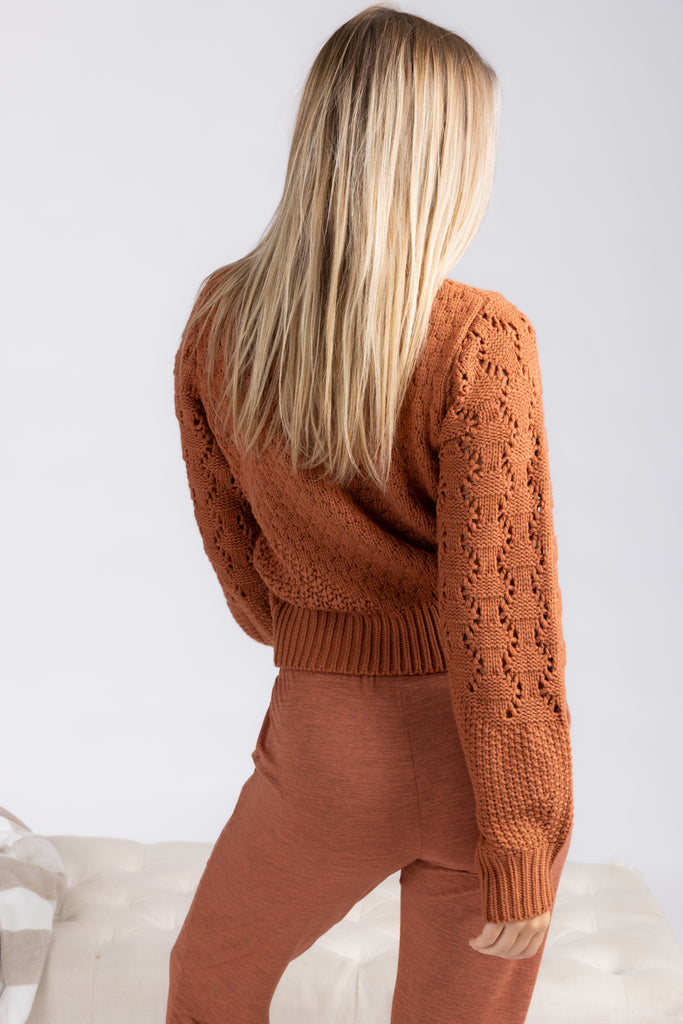 Jaylee Contrast Stitch Sweater - fab'rik