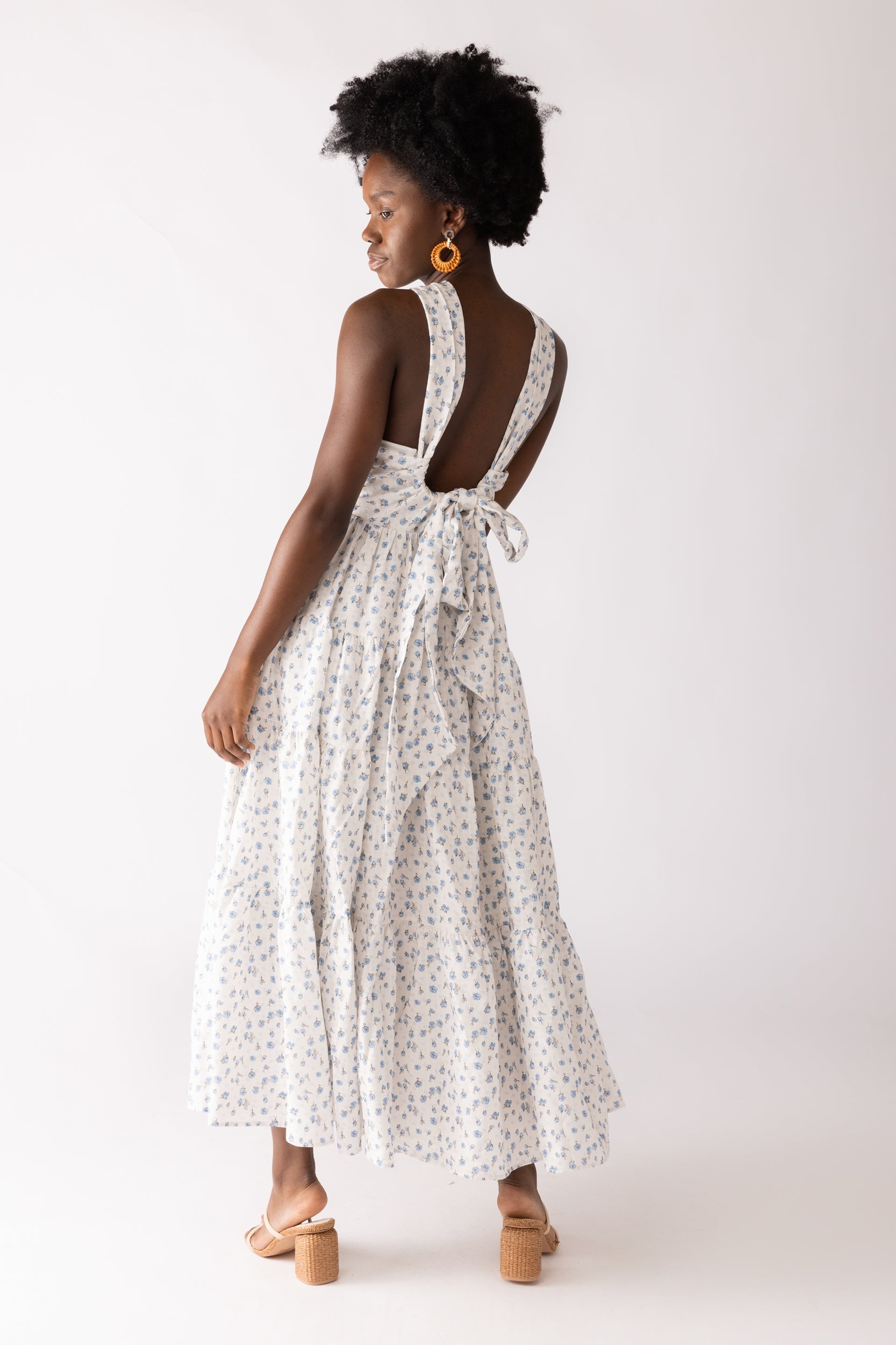 Opal Prairie Halter Maxi Dress - fab'rik