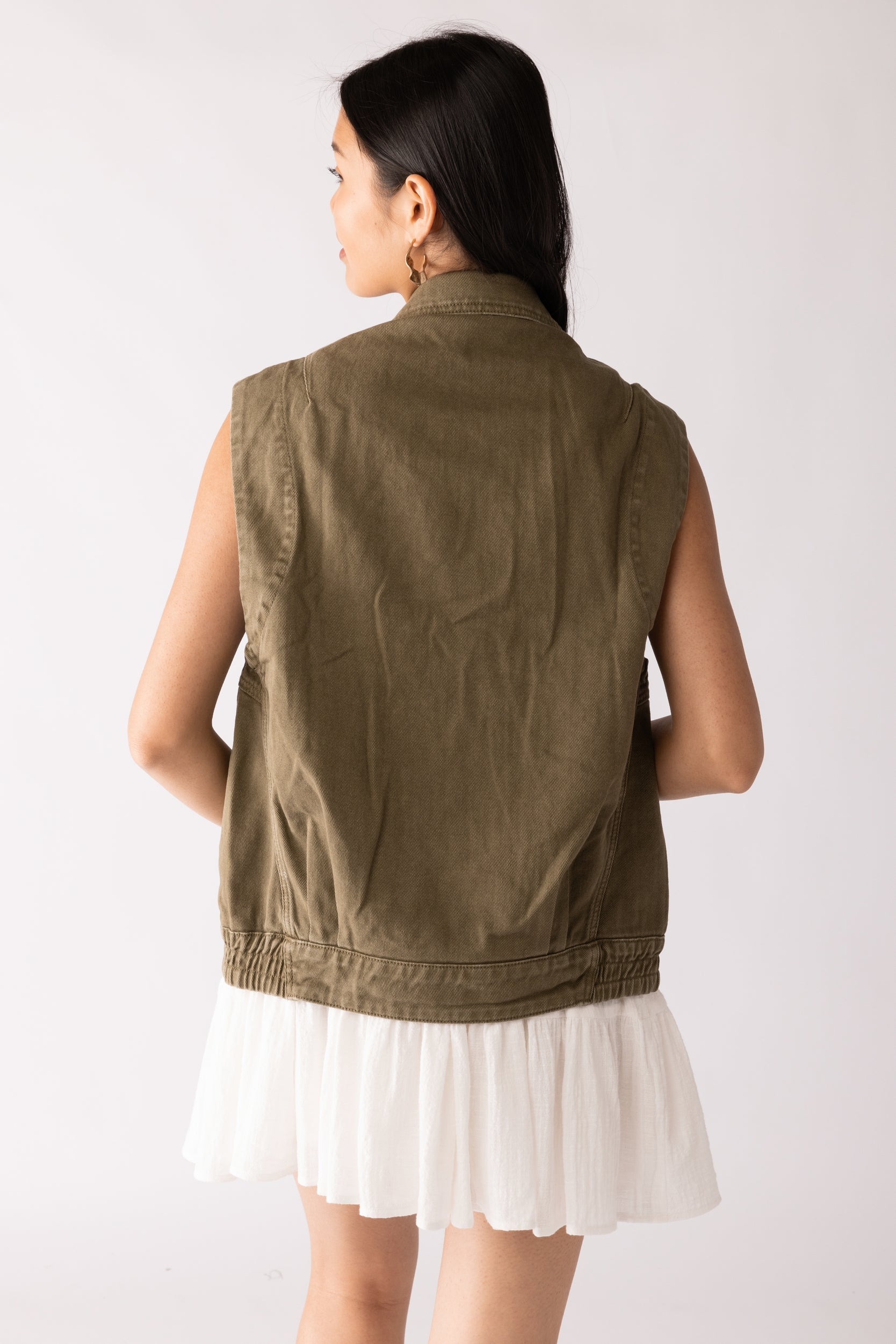 Maya Oversized Utility Vest - fab'rik