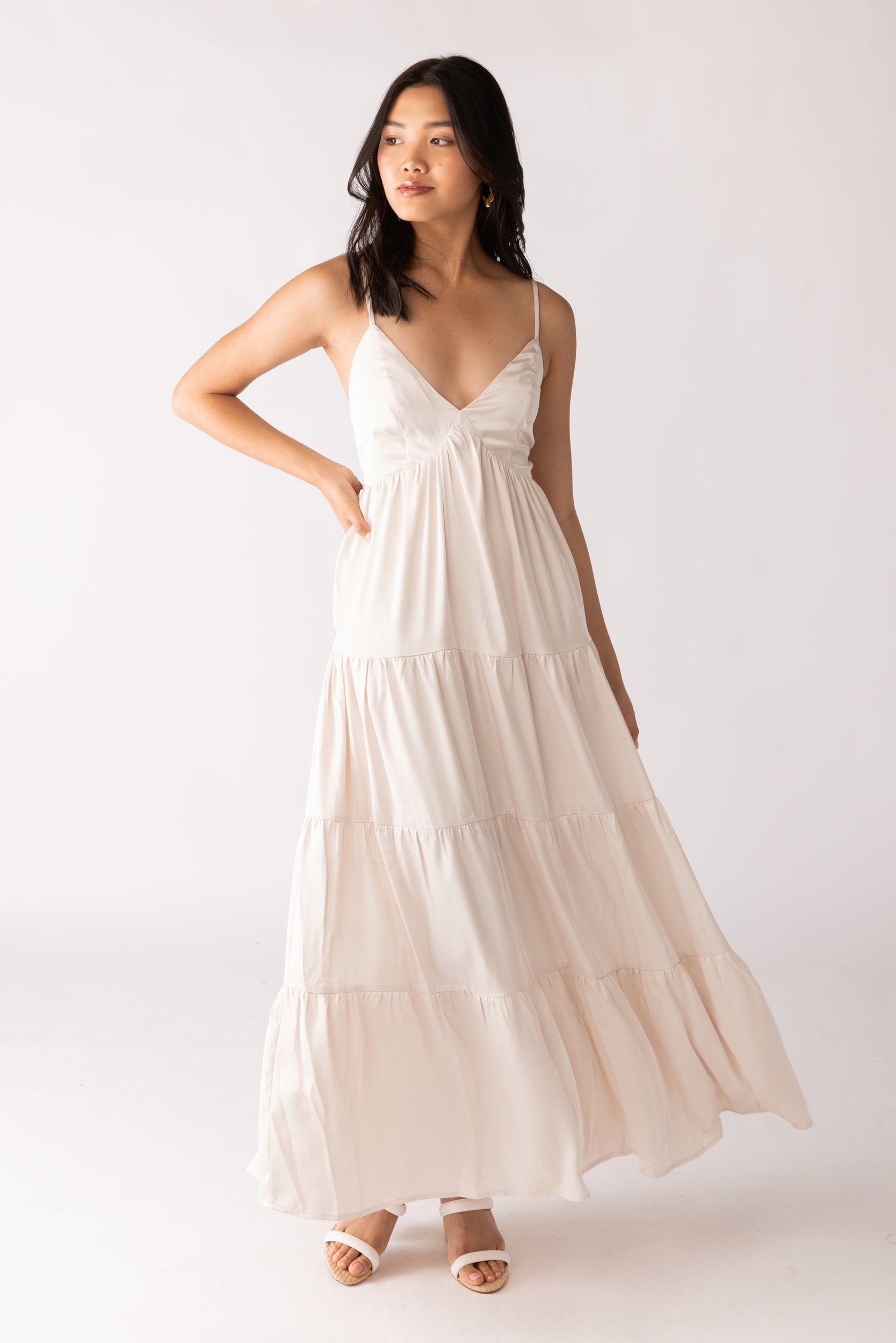 Elaine Tiered Maxi Dress - fab'rik