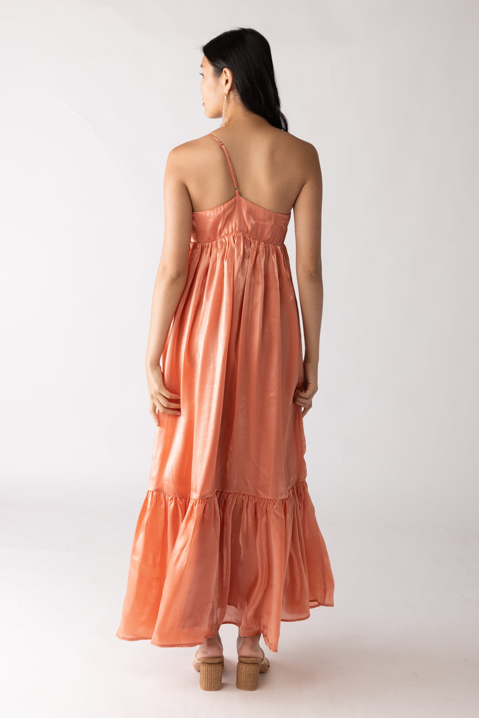 Louise Iridescent Maxi Dress - fab'rik