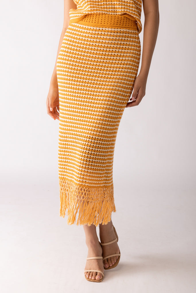 Lacie Crochet Midi Skirt - fab'rik