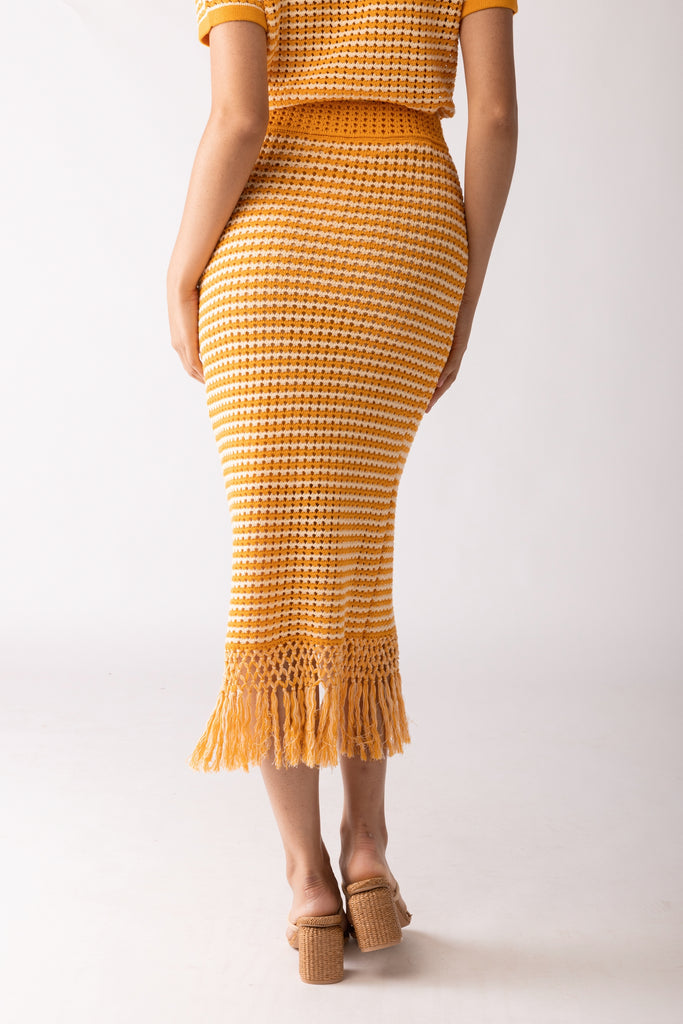 Lacie Crochet Midi Skirt - fab'rik
