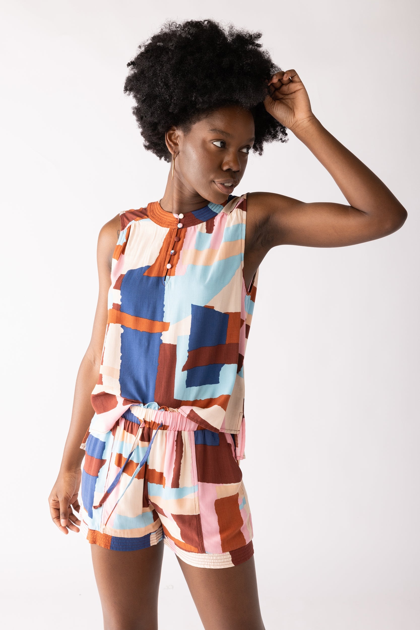 Anika Printed Shorts - fab'rik