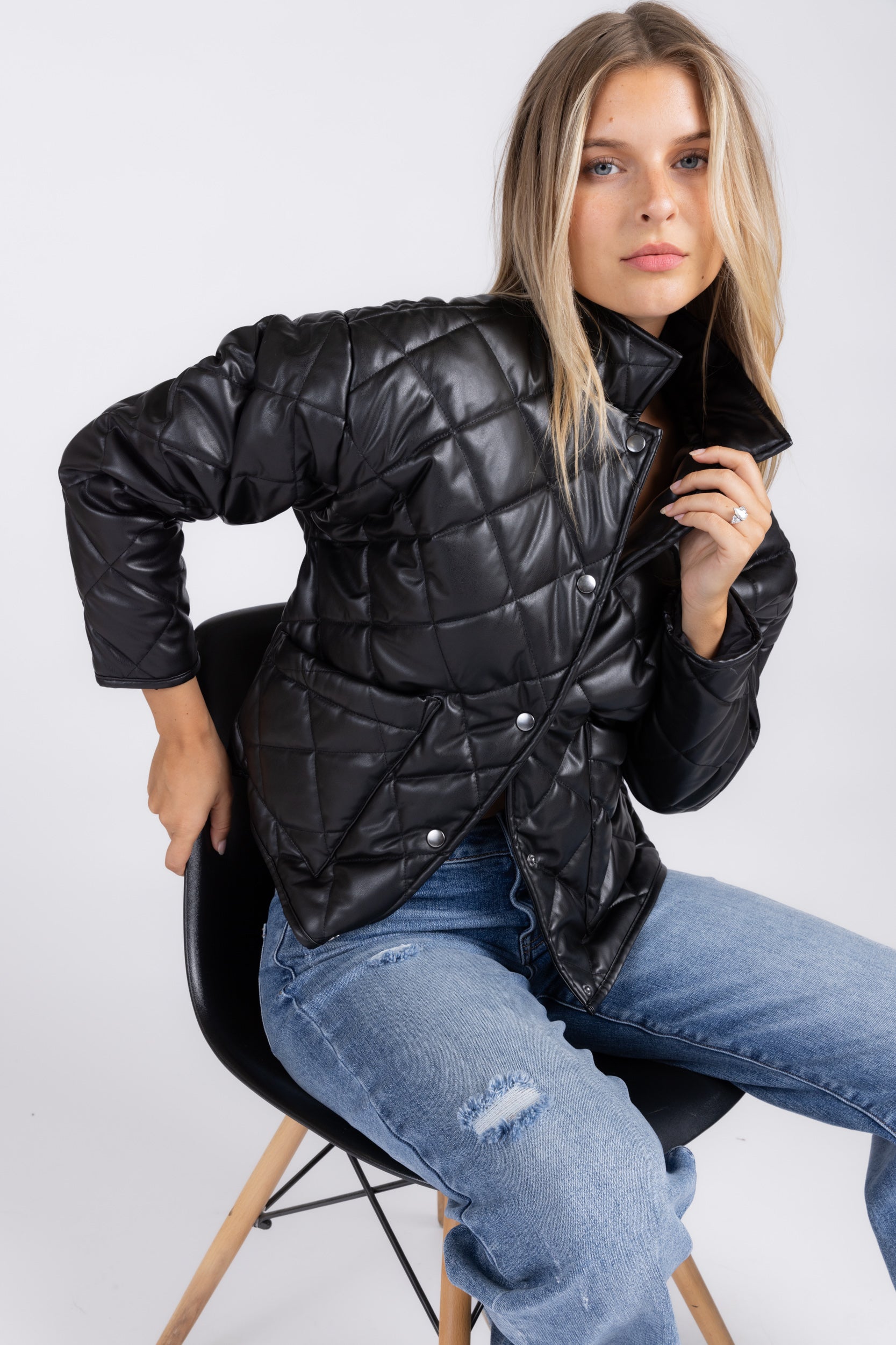 Z Supply Heritage Faux Leather Jacket - fab'rik