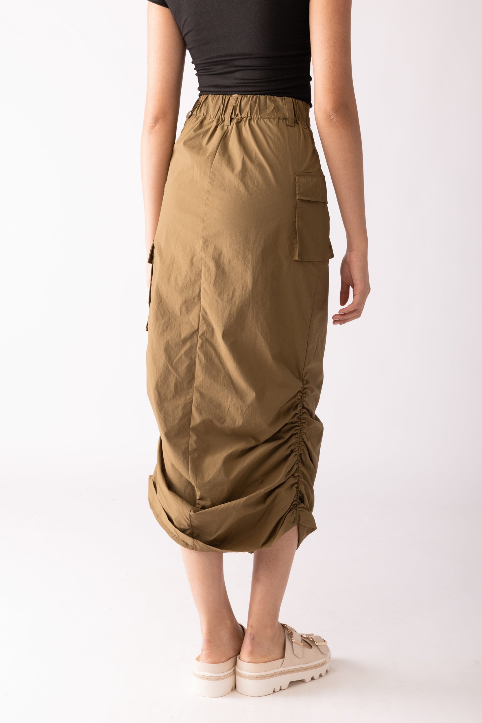 Ava Adjustable Length Cargo Skirt - fab'rik
