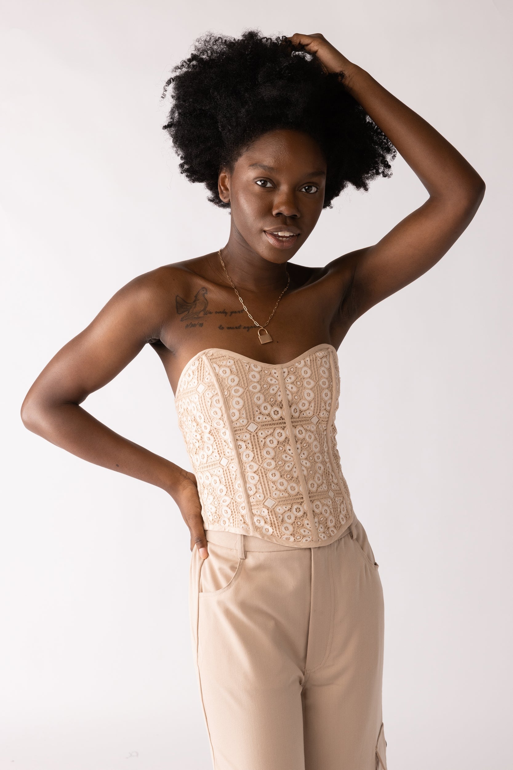 Mabel Lace Corset Top - fab'rik