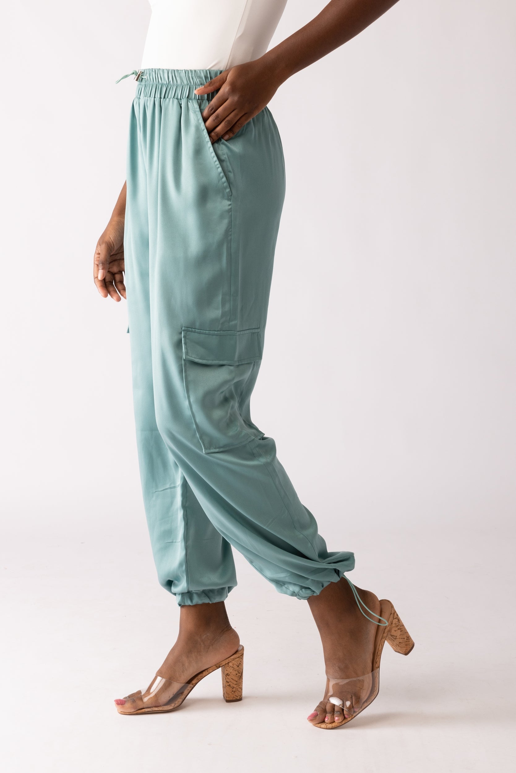 Sasha Drawstring Hem Jogger - fab'rik