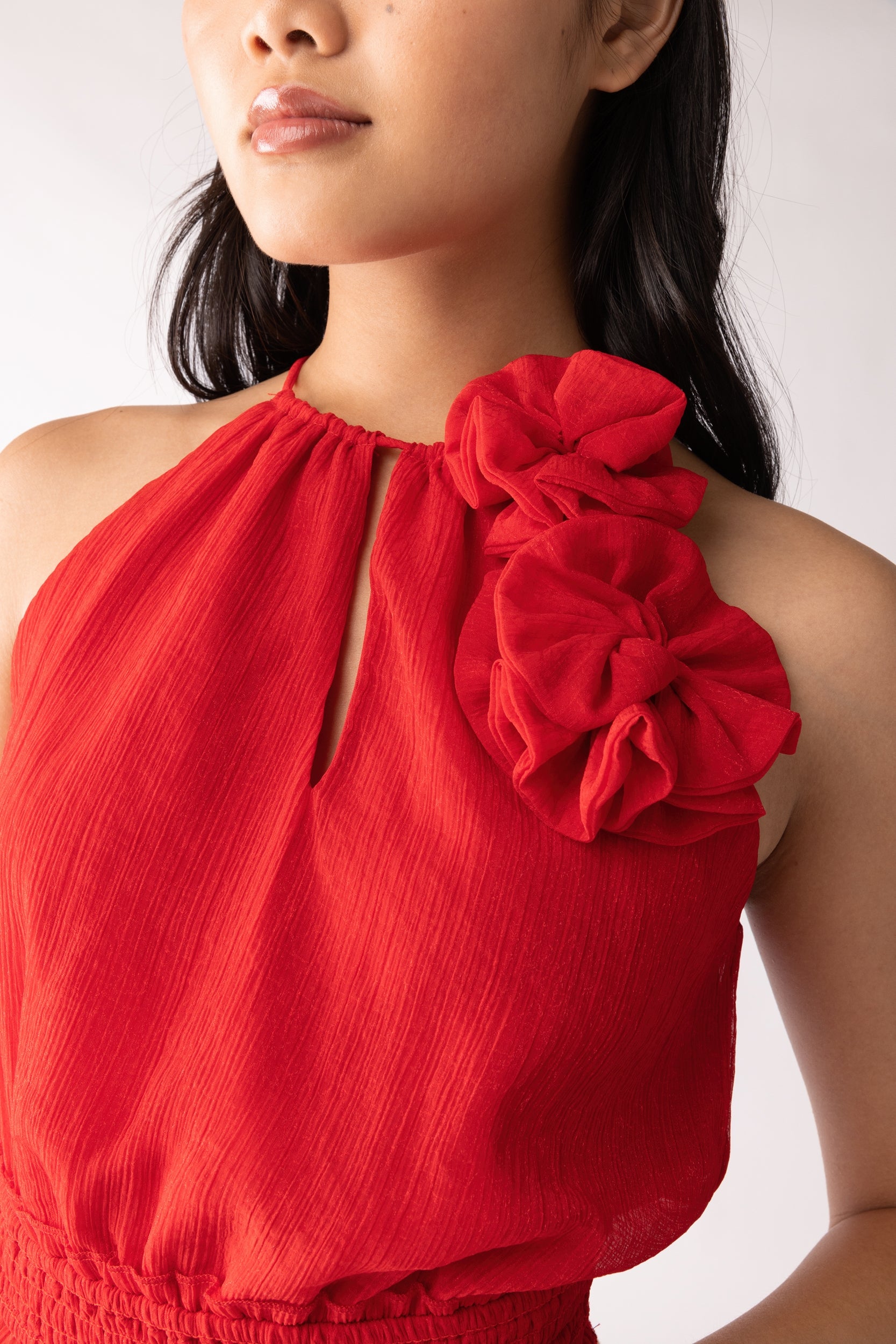 Bridget Floral Detail Top - fab'rik