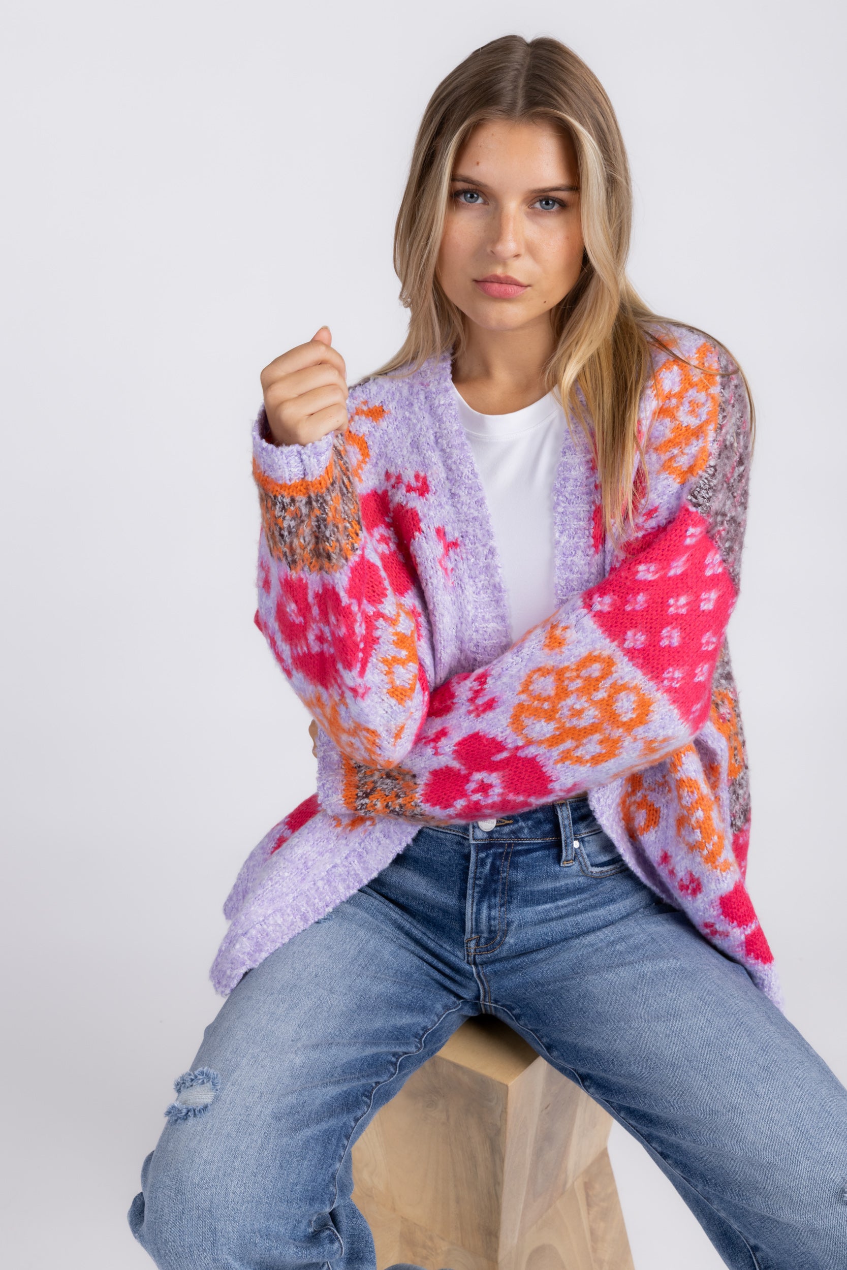 Leslie Floral Cardigan - fab'rik