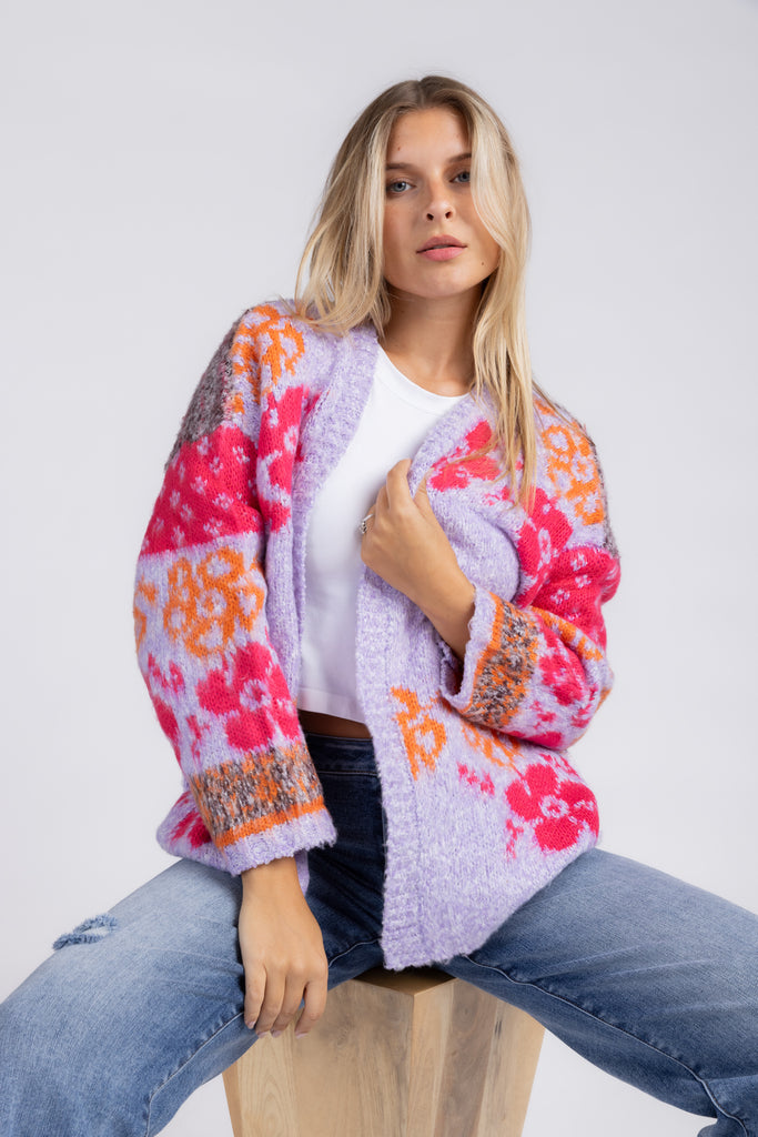 Leslie Floral Cardigan - fab'rik