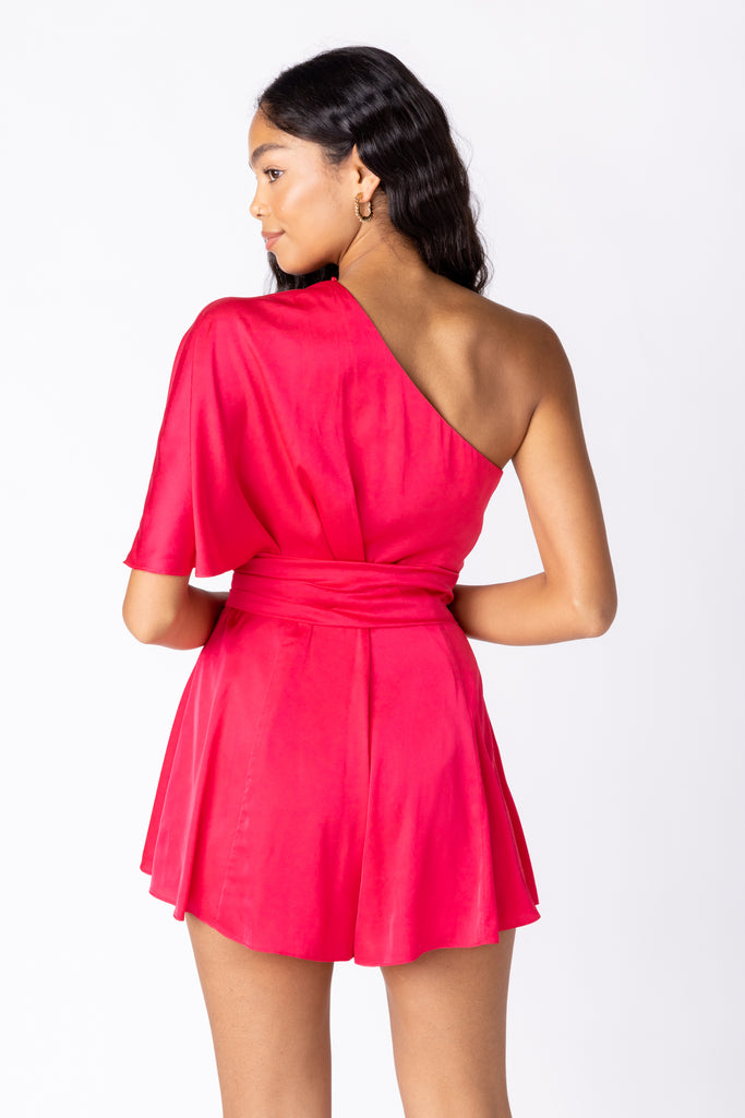 Lila One Shoulder Romper - fab'rik