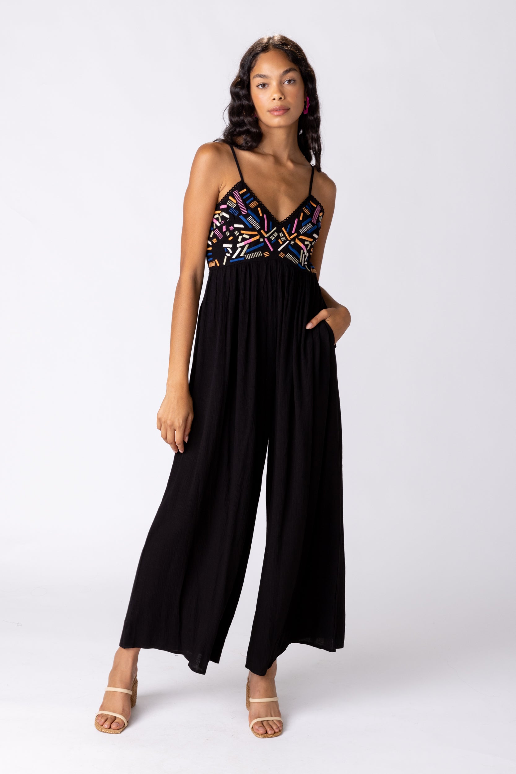 Nix Embroidered Jumpsuit - fab'rik