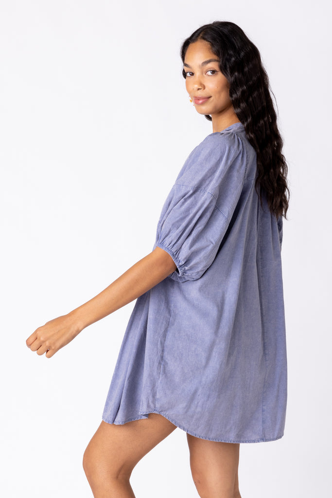 Keira Button Front Mini Dress - fab'rik