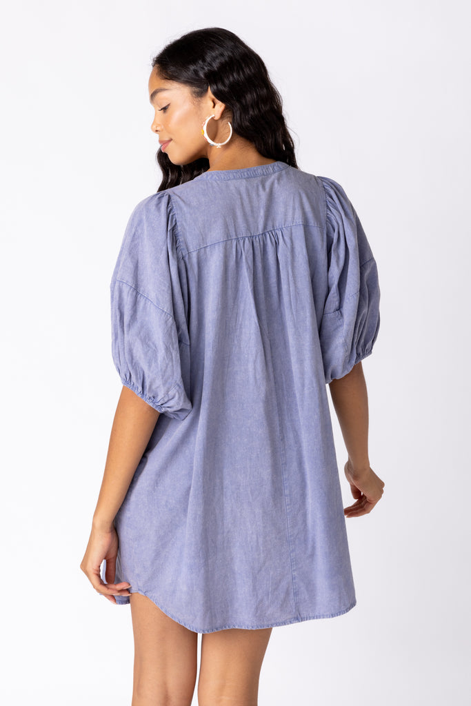 Keira Button Front Mini Dress - fab'rik