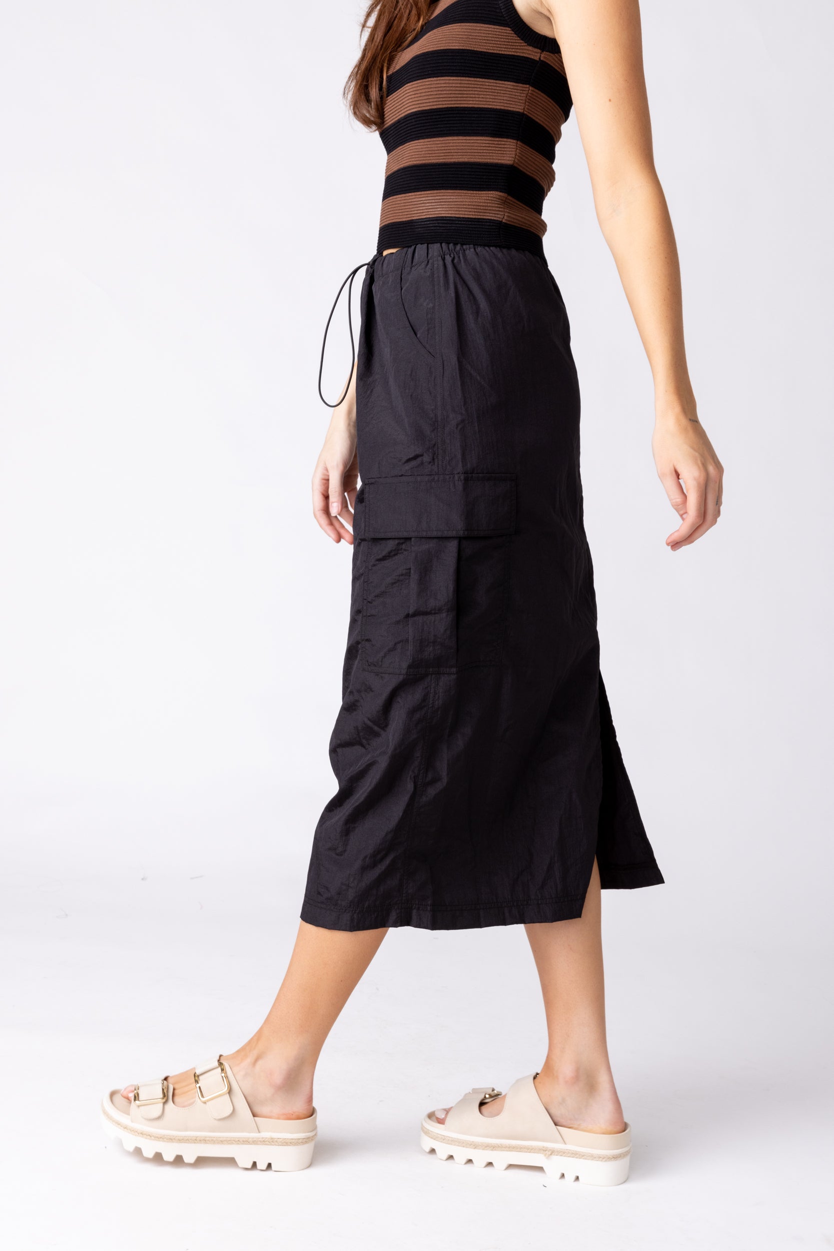 Vivi Cargo Midi Skirt - fab'rik