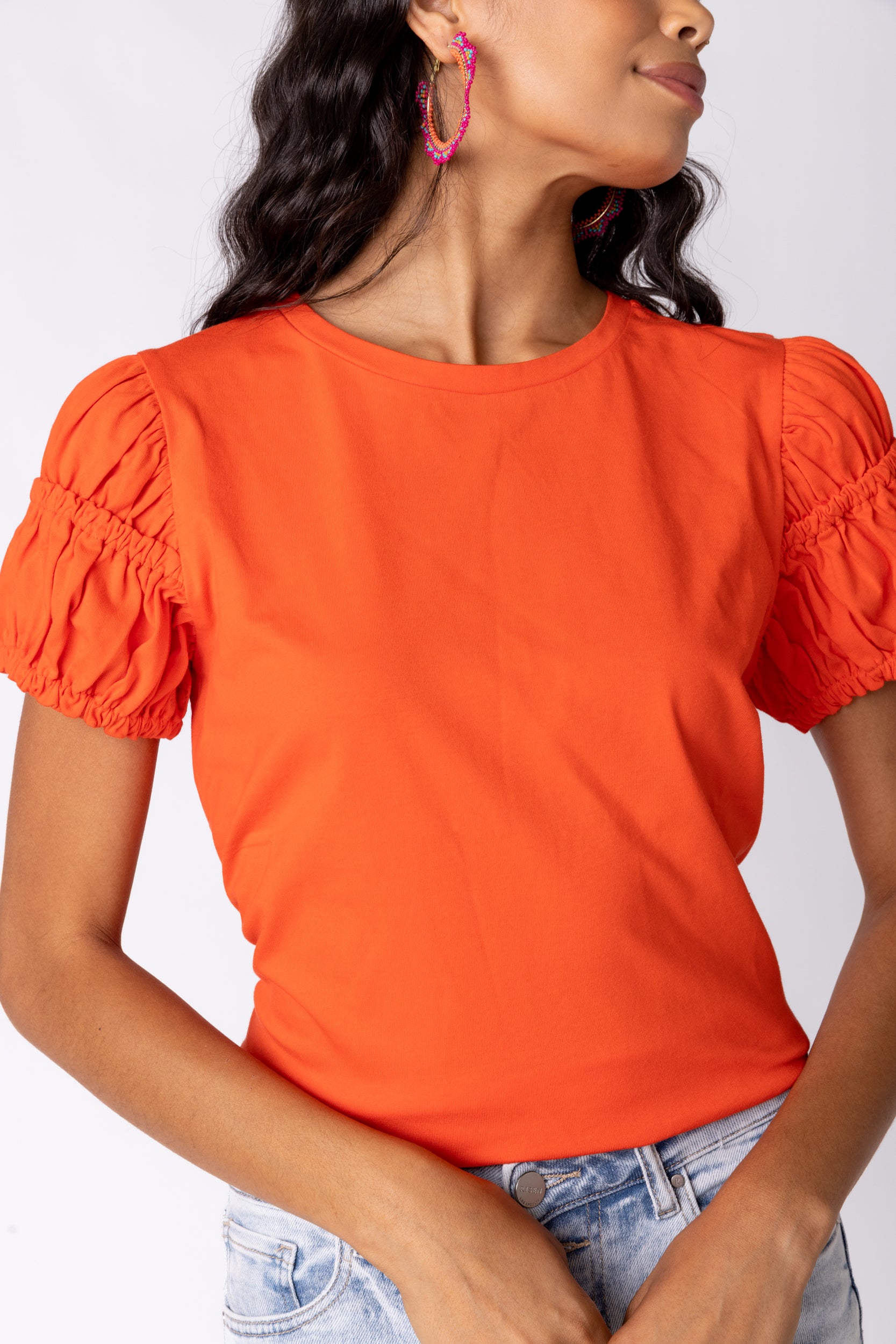 Gavin Puff Sleeve Tee - fab'rik